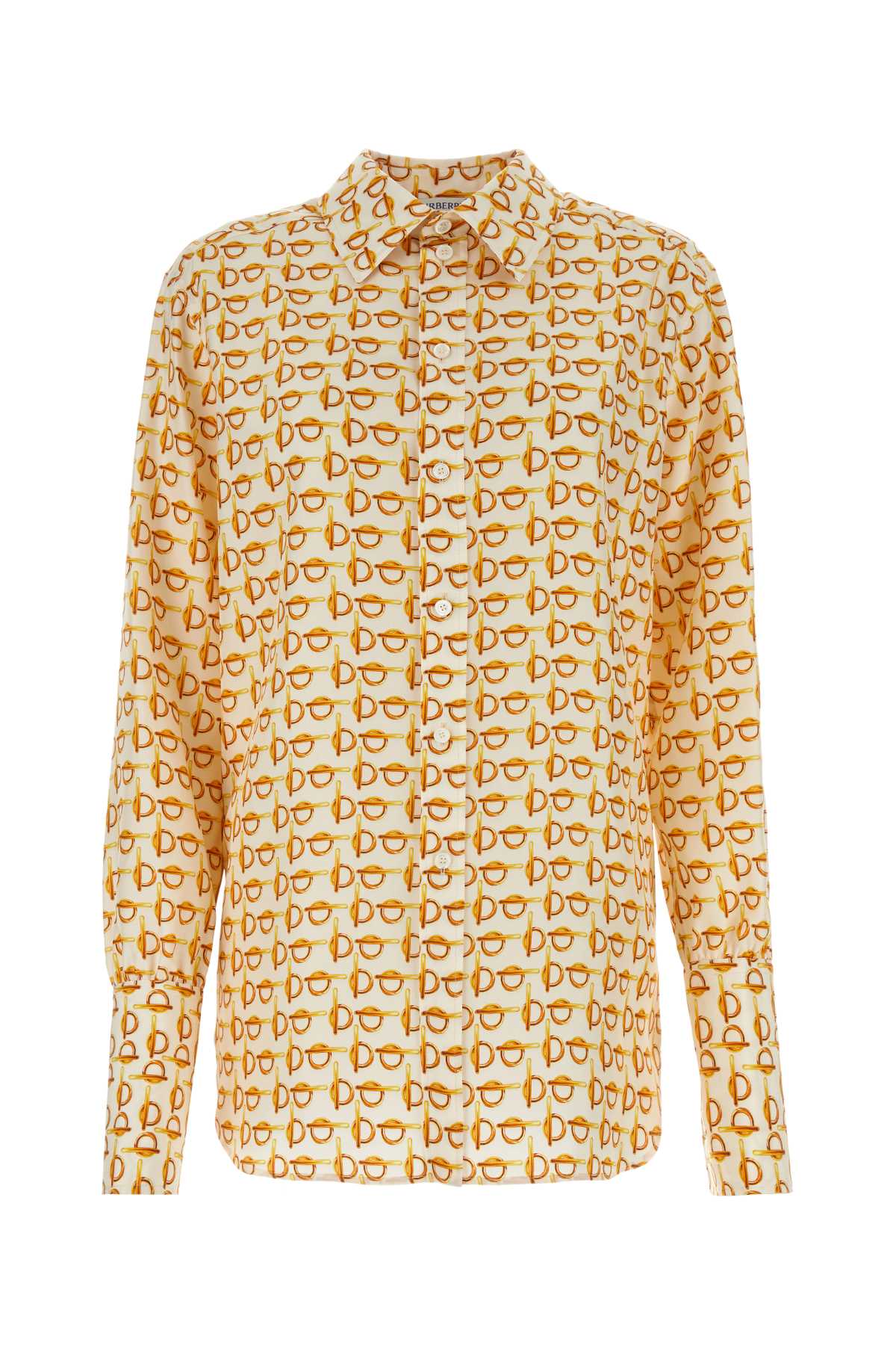 Burberry Women Printed Silk B Shirt by Luosophy