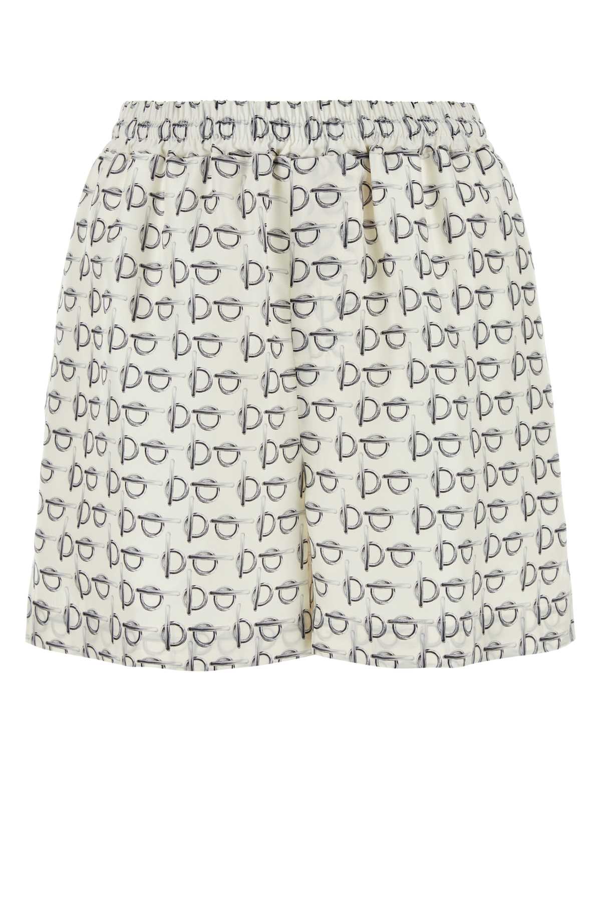 Burberry Women Printed Silk Shorts DestGlow