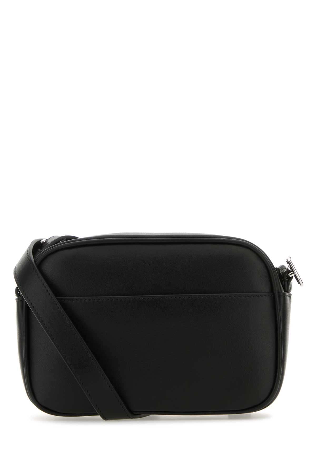 Courreges Women Black Leather Reedition Shoulder Bag DestGlow