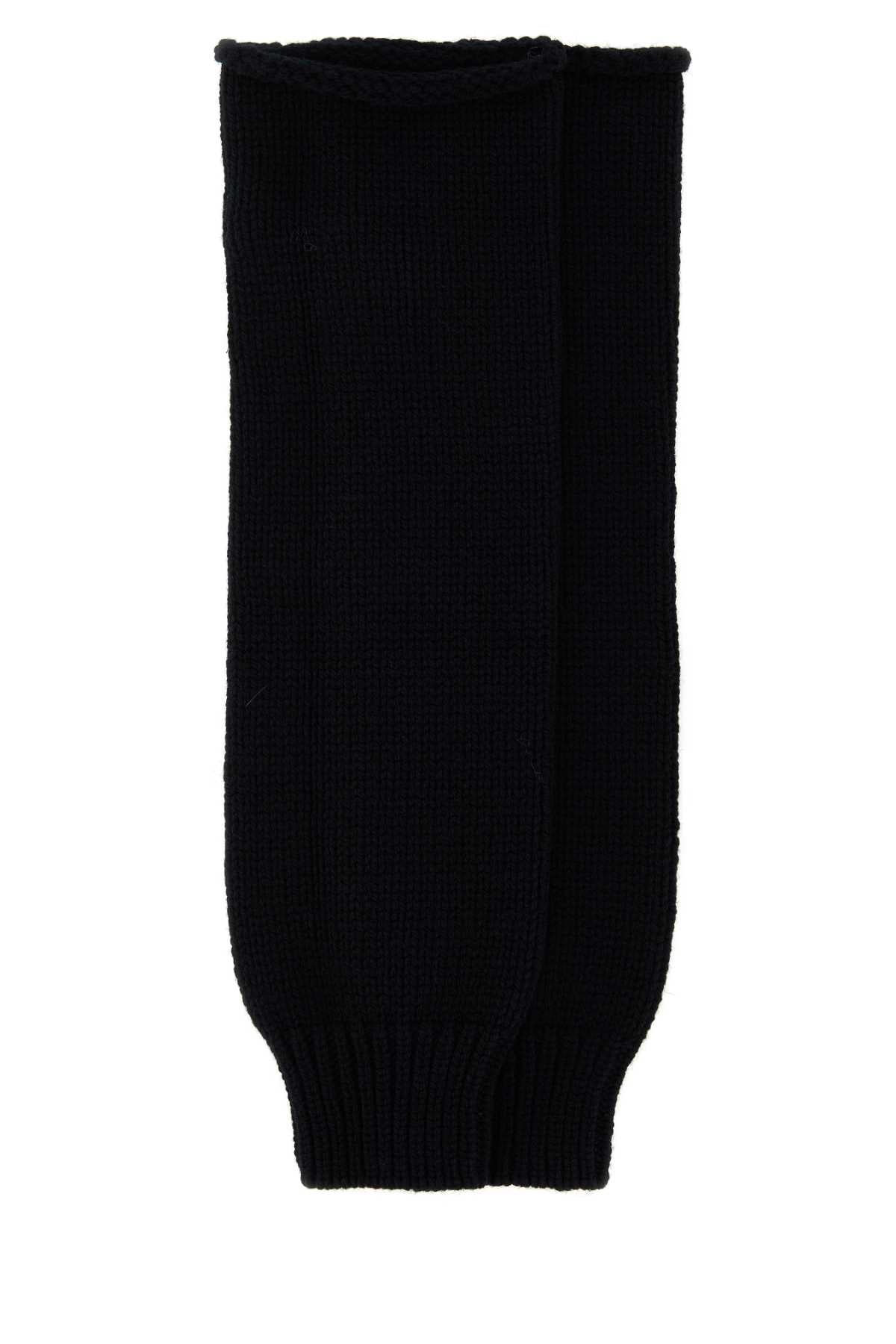 Dries Van Noten Men Black Wool Sleeves by Luosophy