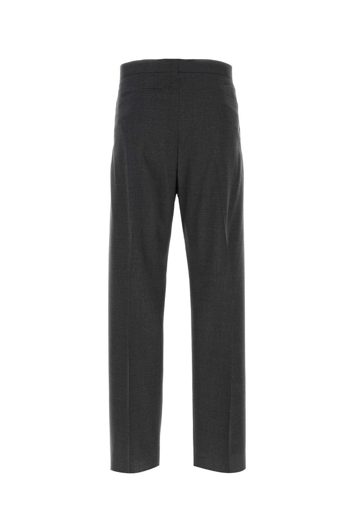 Givenchy Men Dark Grey Wool Pant by Luosophy