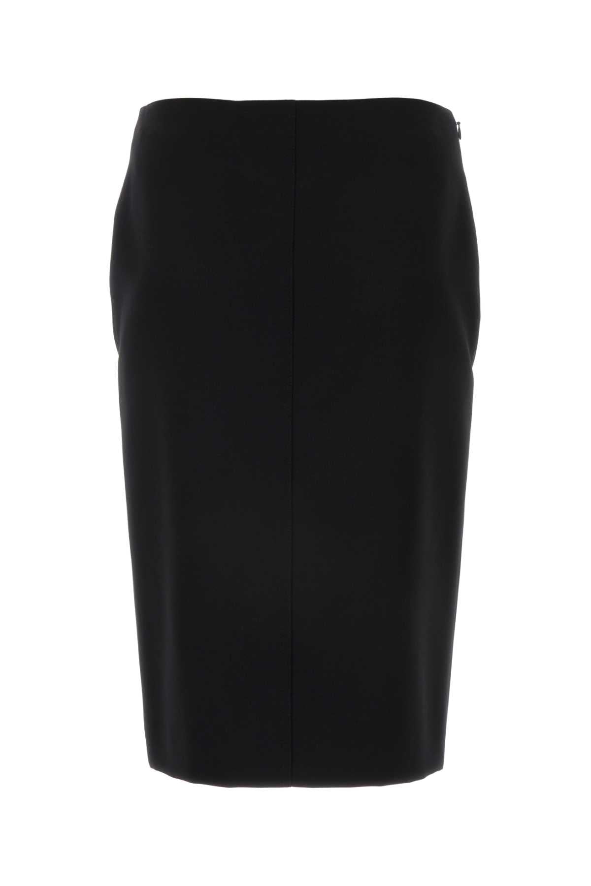 Givenchy Women Black Wool Skirt DestGlow
