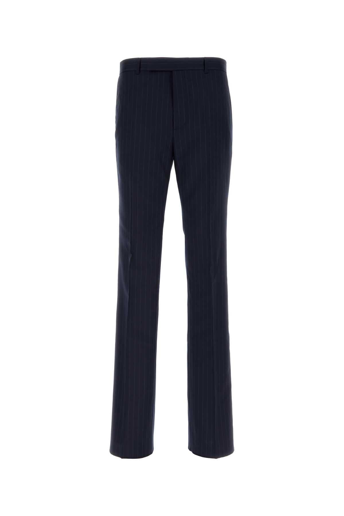 Givenchy men embroidered wool pant