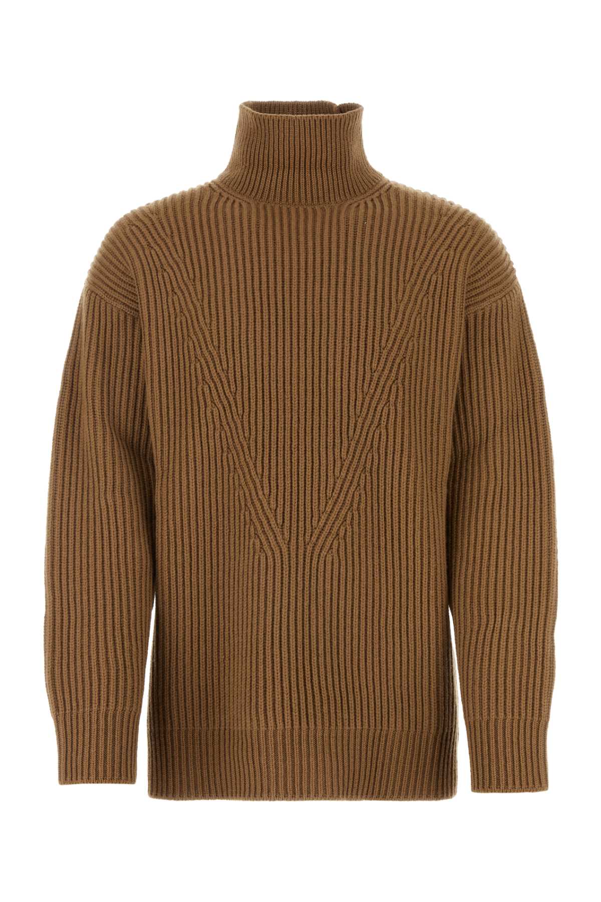 Jil Sander Men Biscuit Wool Sweater DestGlow