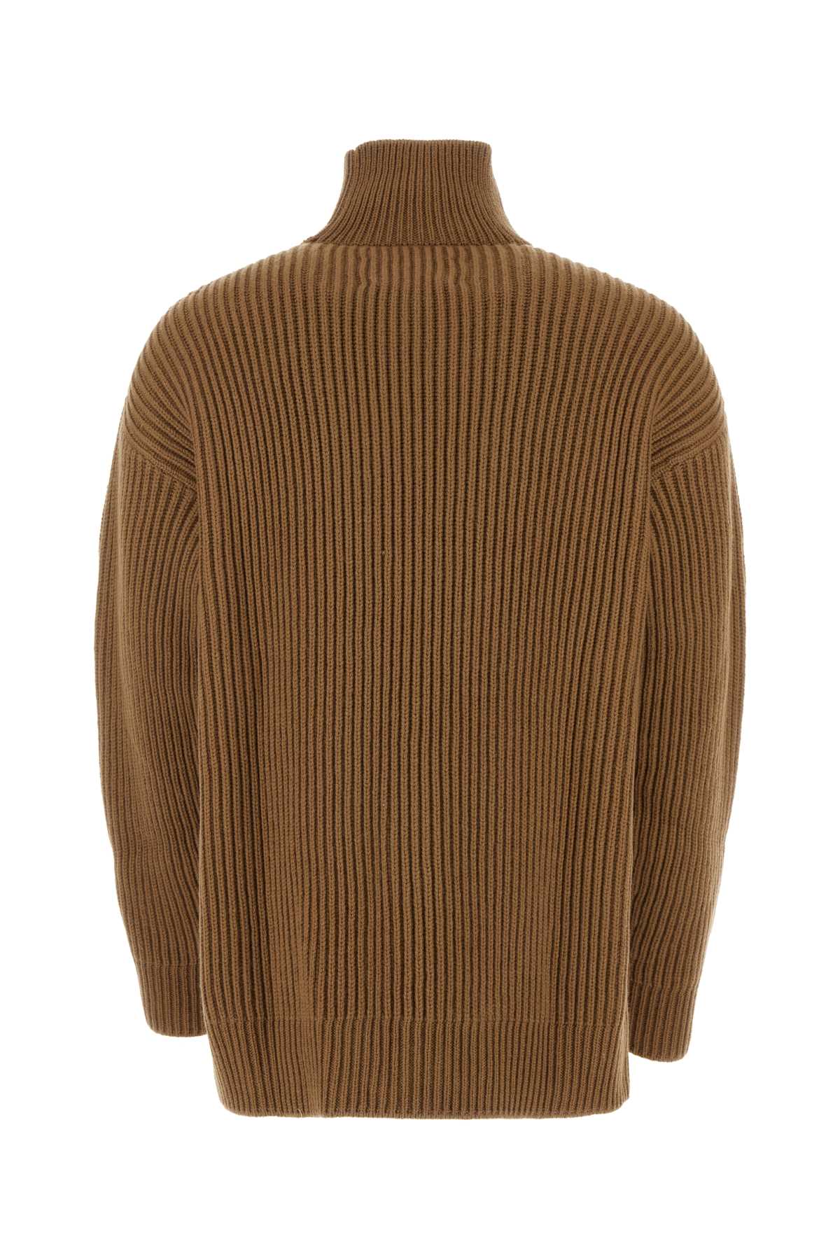 Jil Sander Men Biscuit Wool Sweater DestGlow