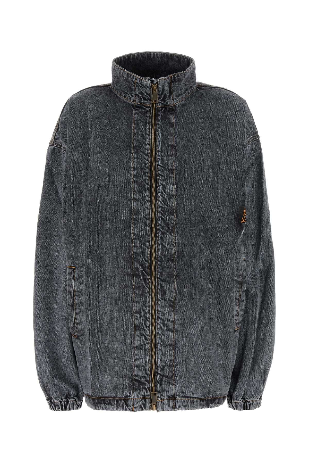 Y Project Women Black Denim Jacket by Luosophy