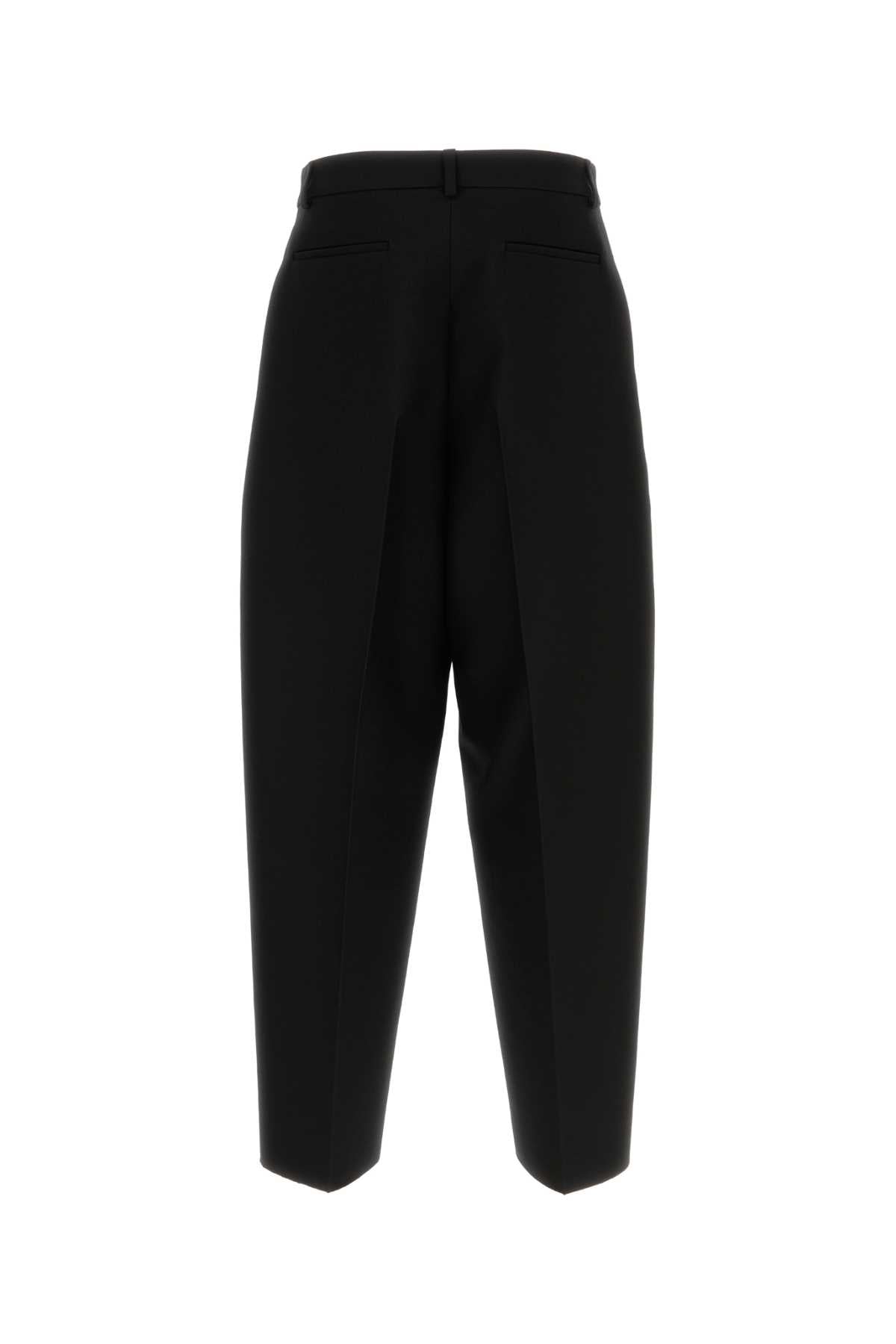 Valentino Garavani Men Black Wool Blend Pant DestGlow