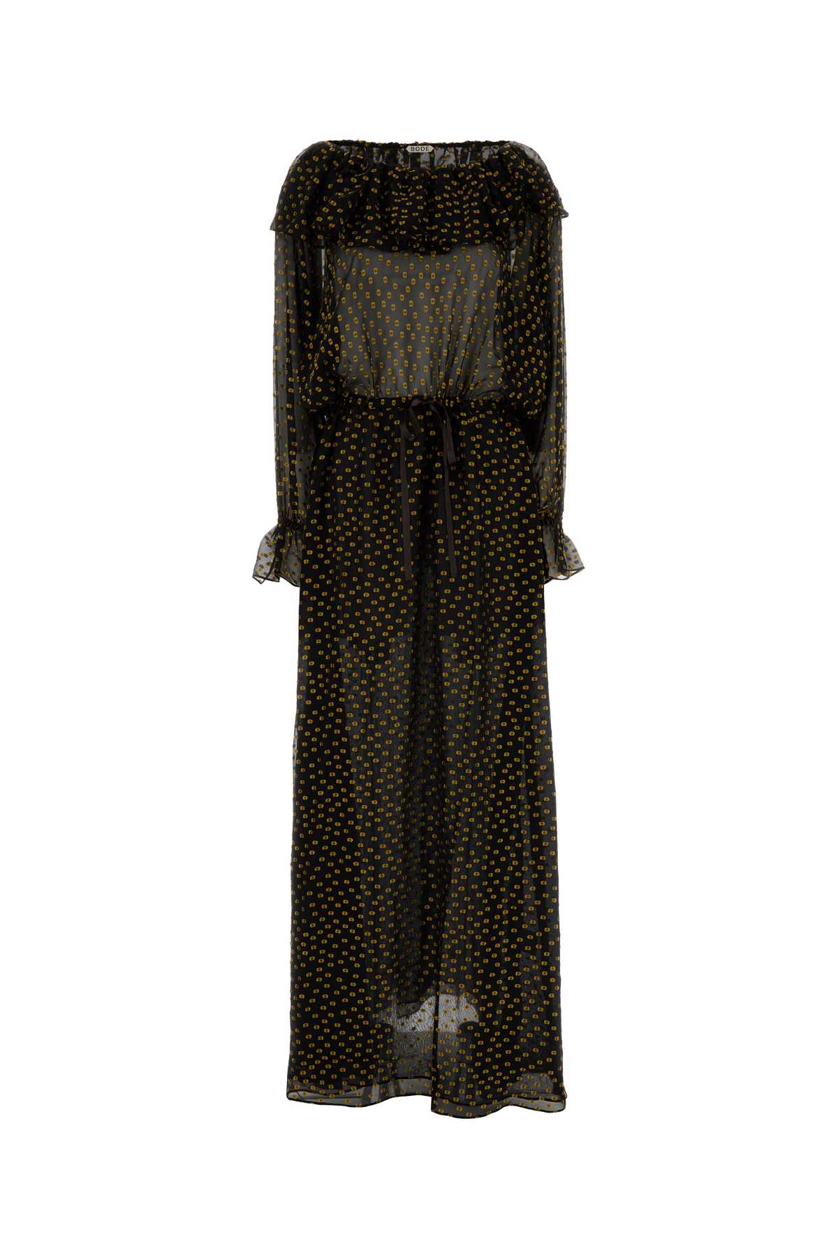 Bode Women Embroidered Silk Blend Stadium Dress by Luosophy