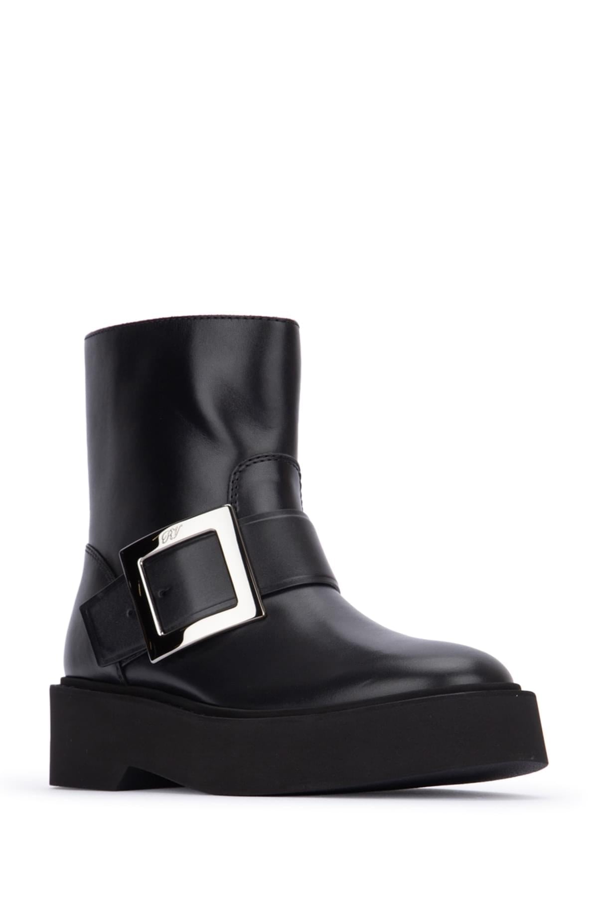 Roger Vivier Women Viv Rangers High Met Bikers Bootie DestGlow