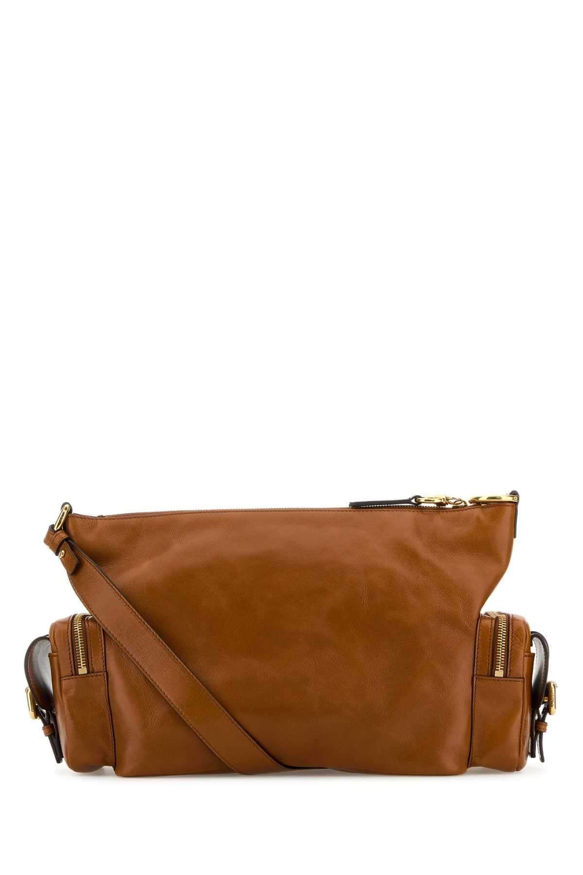 Chloe Women Caramel Leather Camera Bag Handbag DestGlow