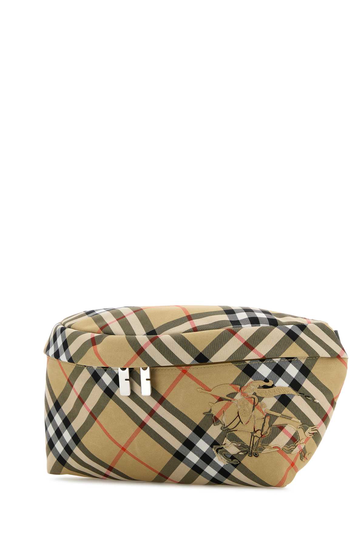 Burberry Men Embroidered Fabric Check Belt Bag by Luosophy