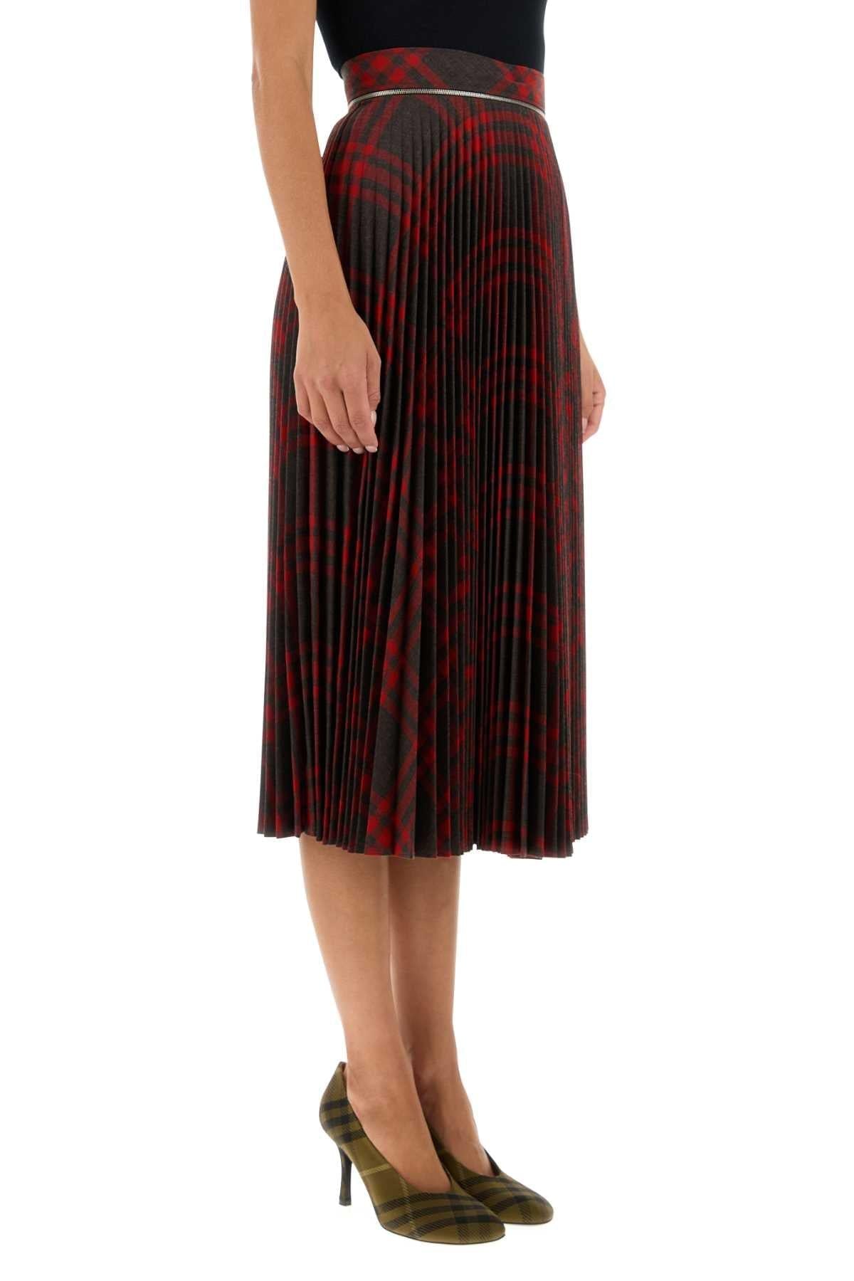 Burberry Women Embroidered Jersey Skirt DestGlow