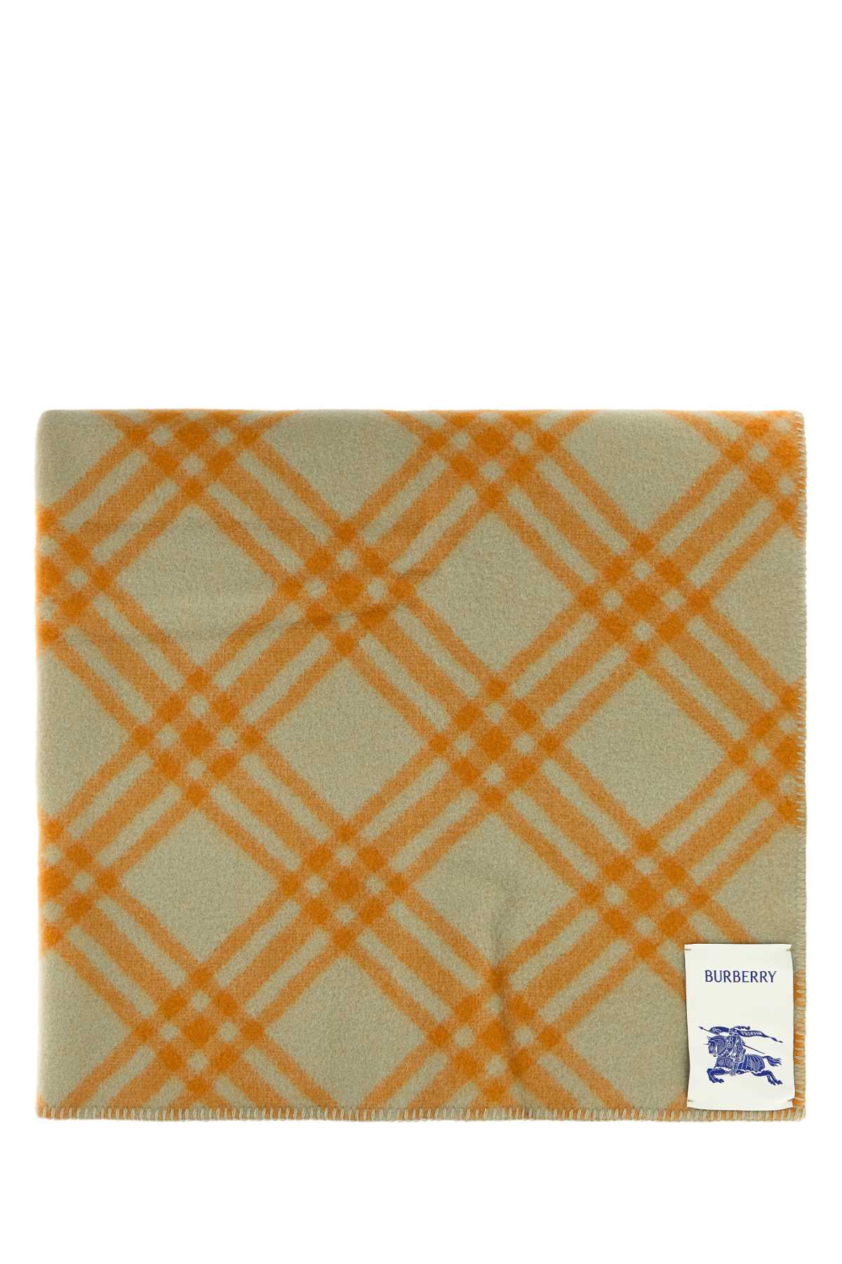 Burberry Women Embroidered Wool Blanket DestGlow