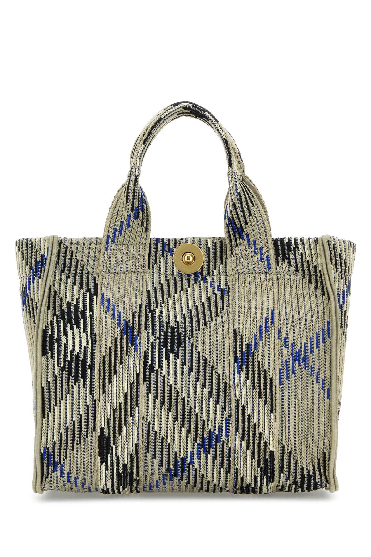 Burberry Women Embroidered Fabric Check Mini Handbag DestGlow