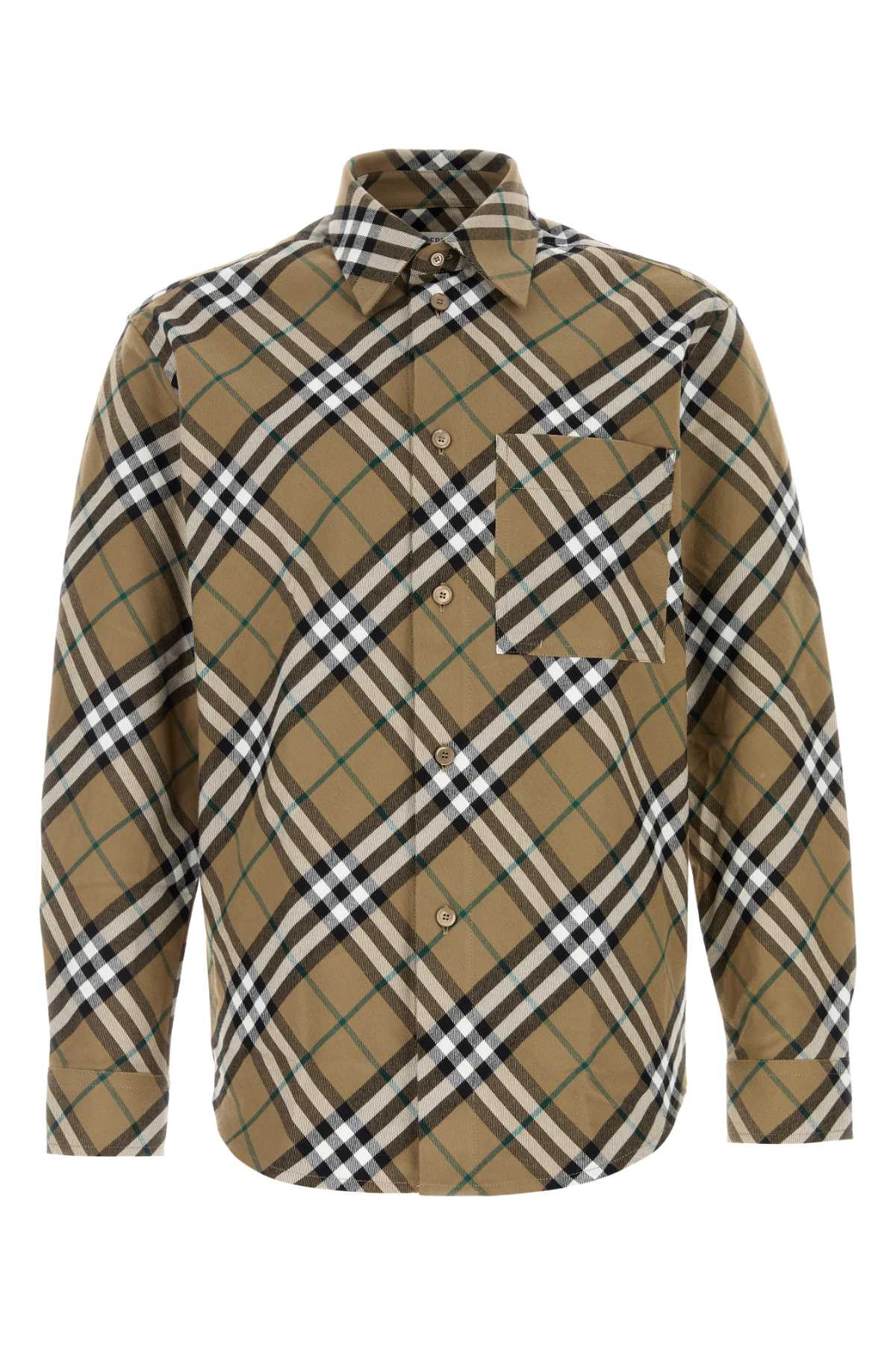 Burberry Men Embroidered Oxford Shirt by Luosophy