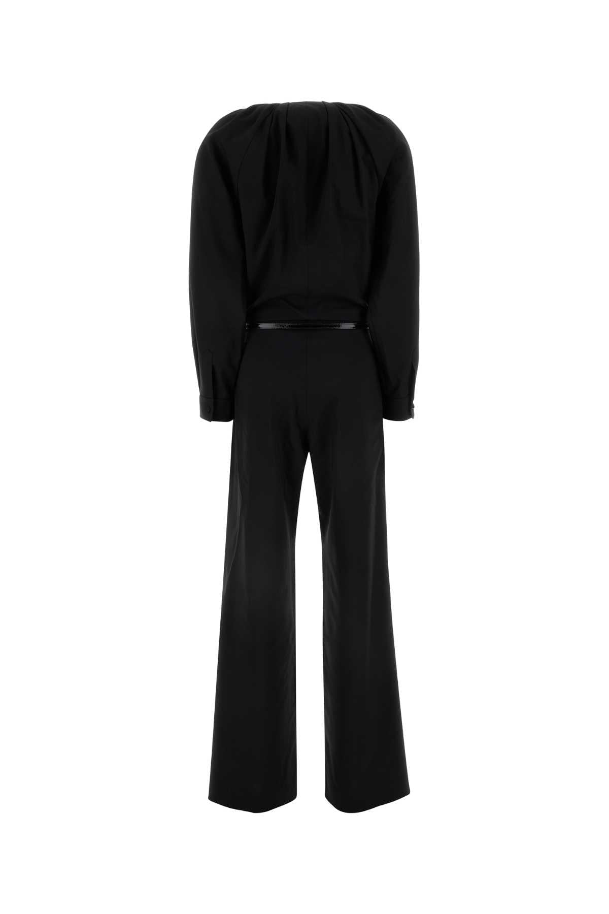 Gucci Women Black Stretch Wool Jumpsuit DestGlow