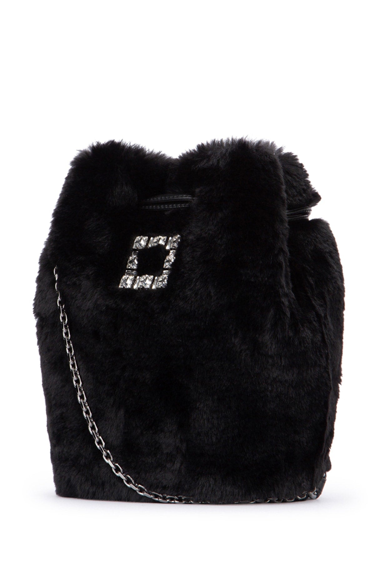Roger Vivier Women Tres Vivier Aumoniere Fur DestGlow