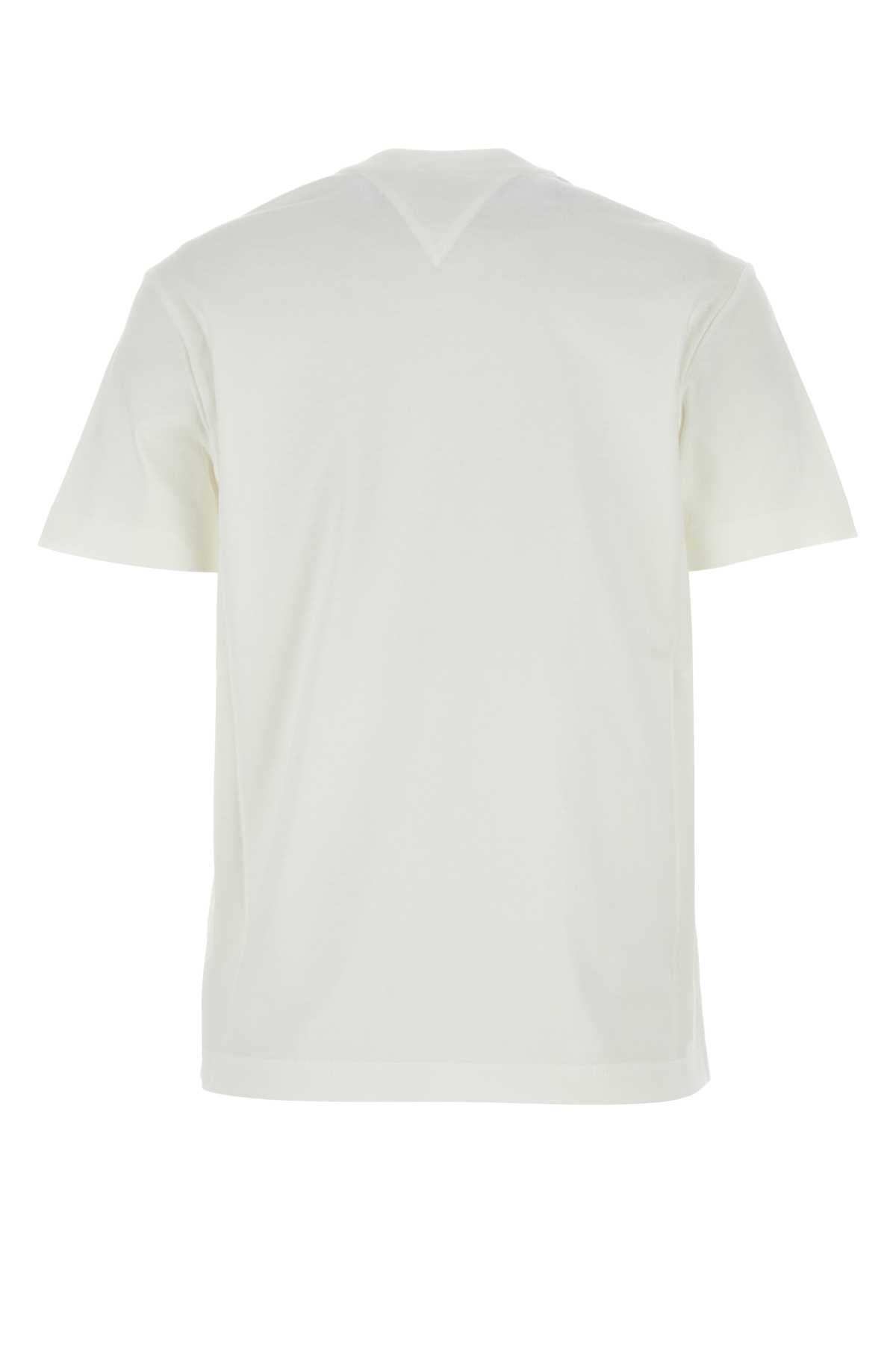 Bottega Veneta Women White Cotton T-Shirt by Luosophy