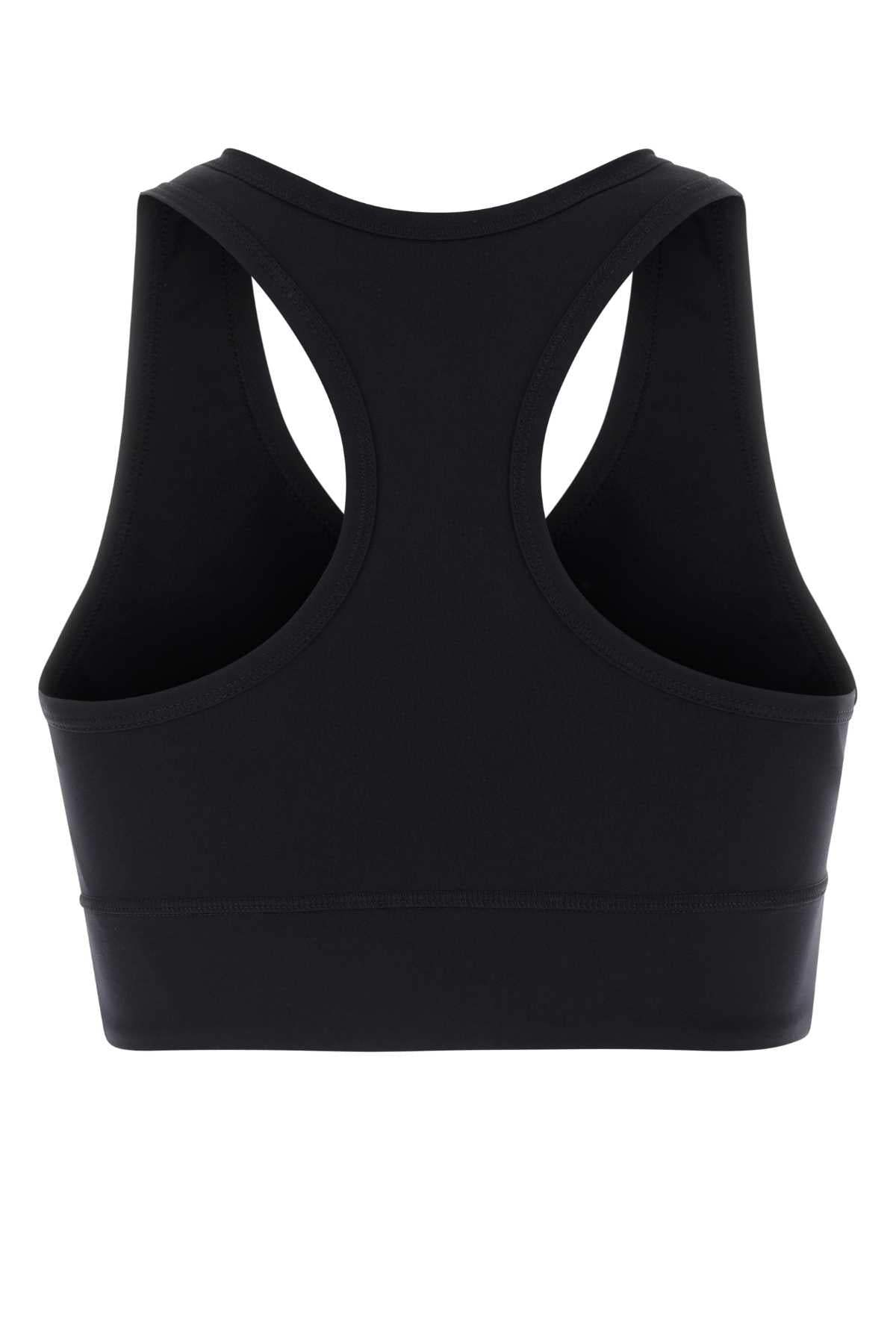 Balenciaga Women Black Stretch Nylon Crop-Top by Luosophy