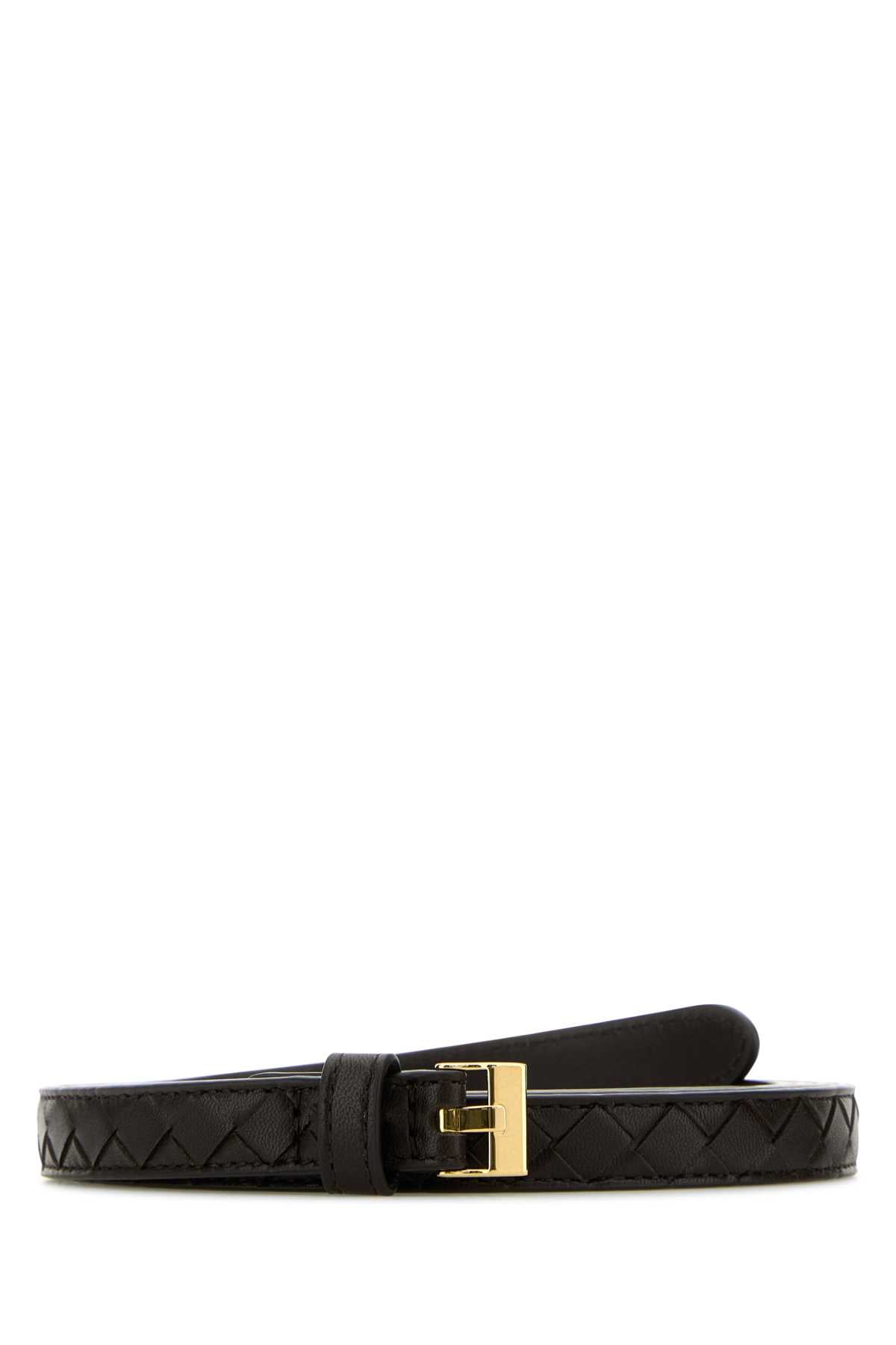 Bottega Veneta Women Dark Brown Leather Watch Belt DestGlow