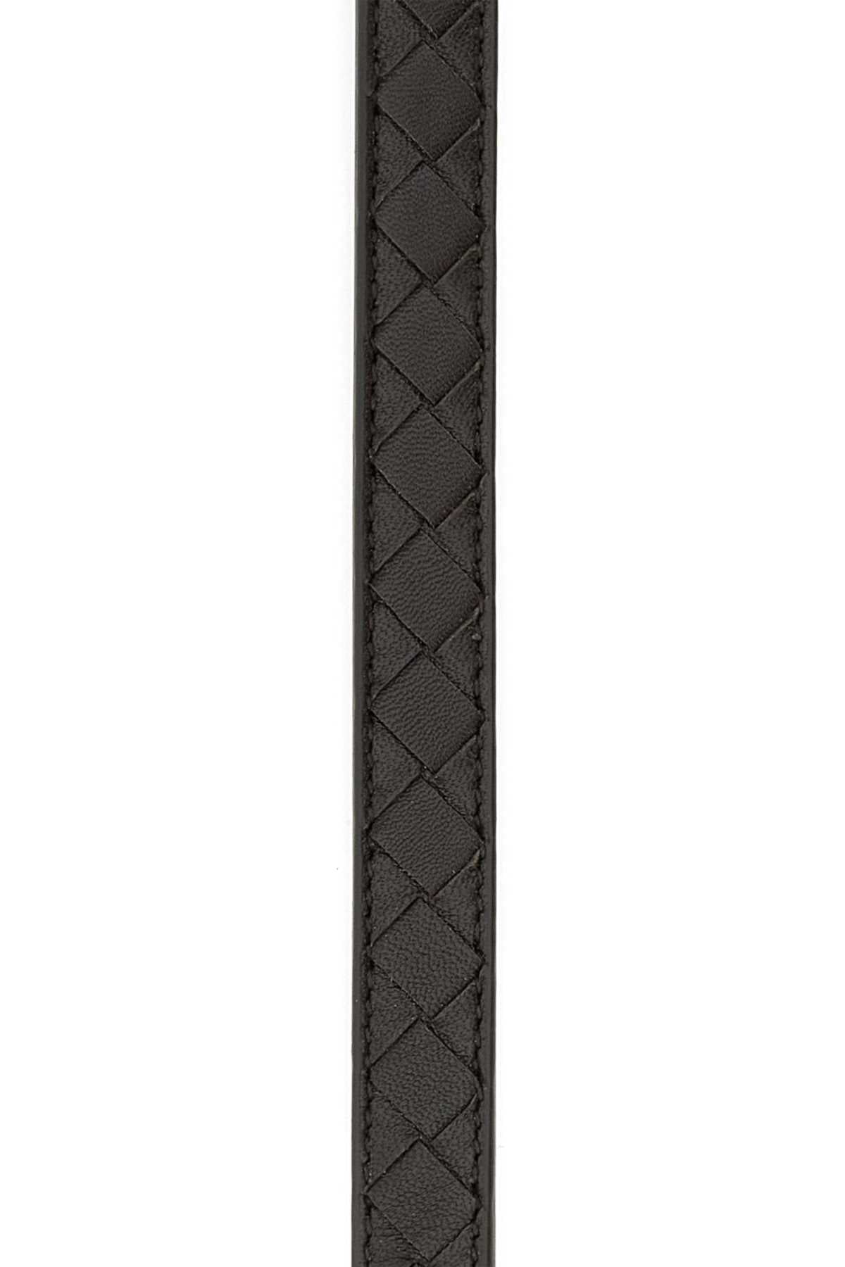 Bottega Veneta Women Dark Brown Leather Watch Belt DestGlow