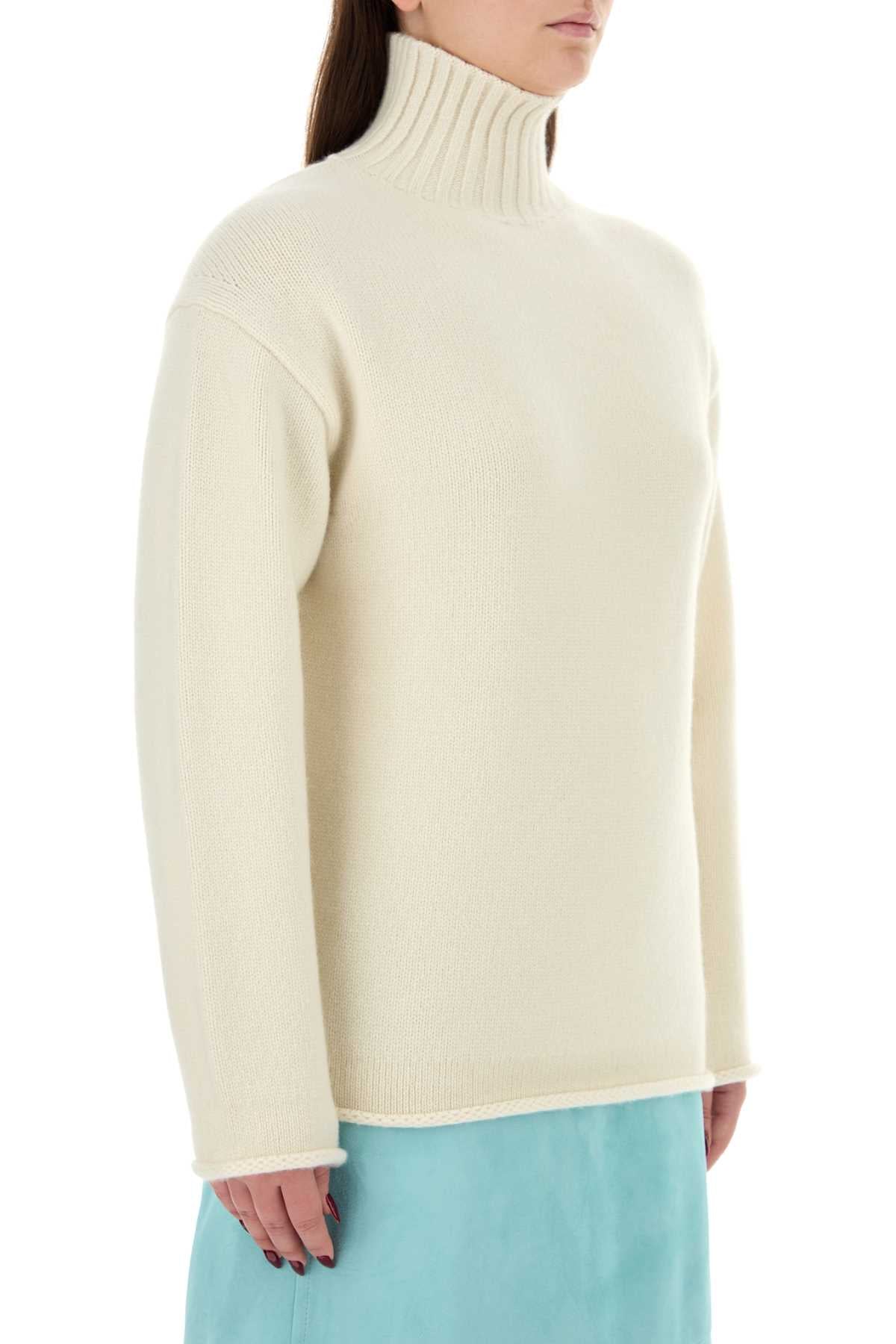 Bottega Veneta Women White Cashmere Sweater DestGlow