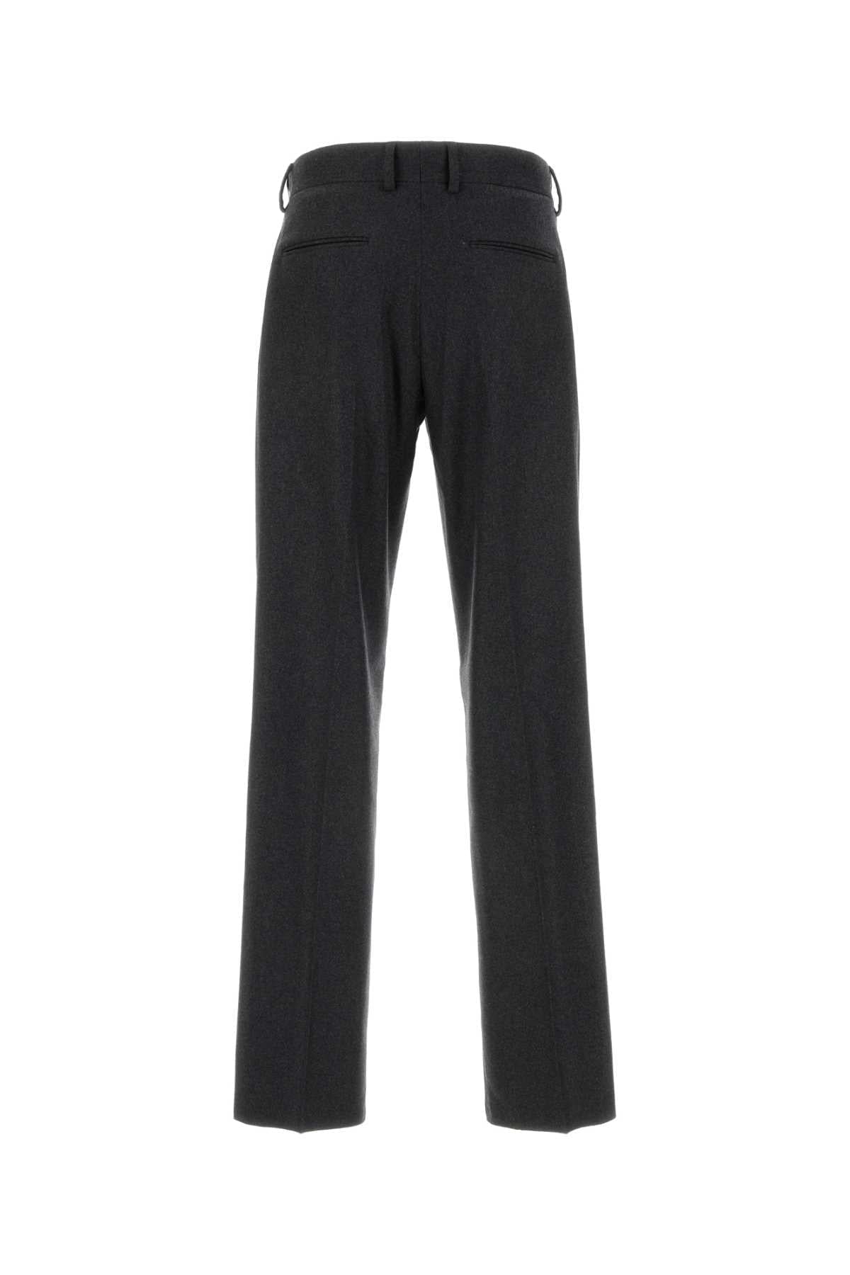 Fendi Men Dark Grey Stretch Cashmere Pant DestGlow