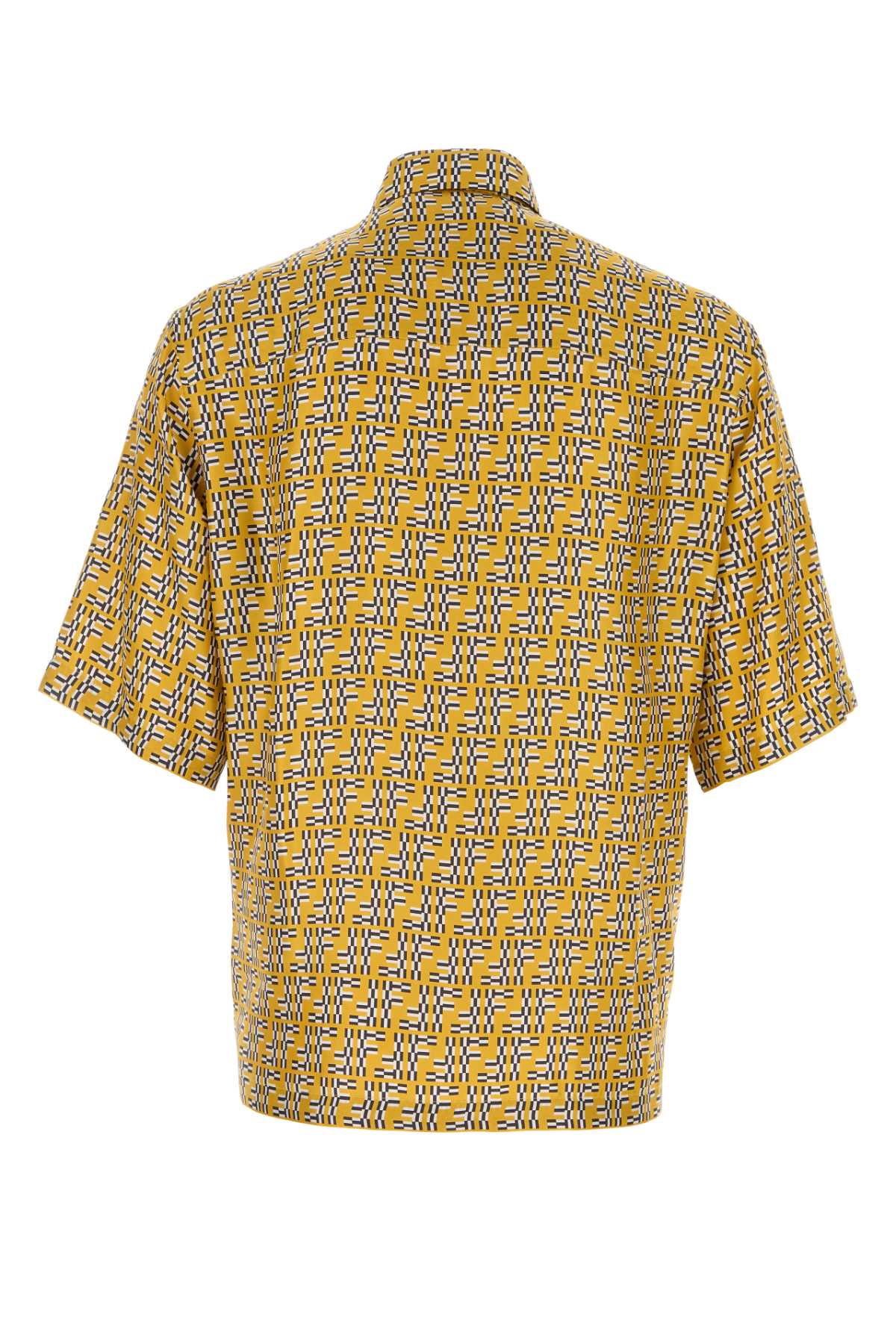 Fendi Men Printed Silk Shirt DestGlow