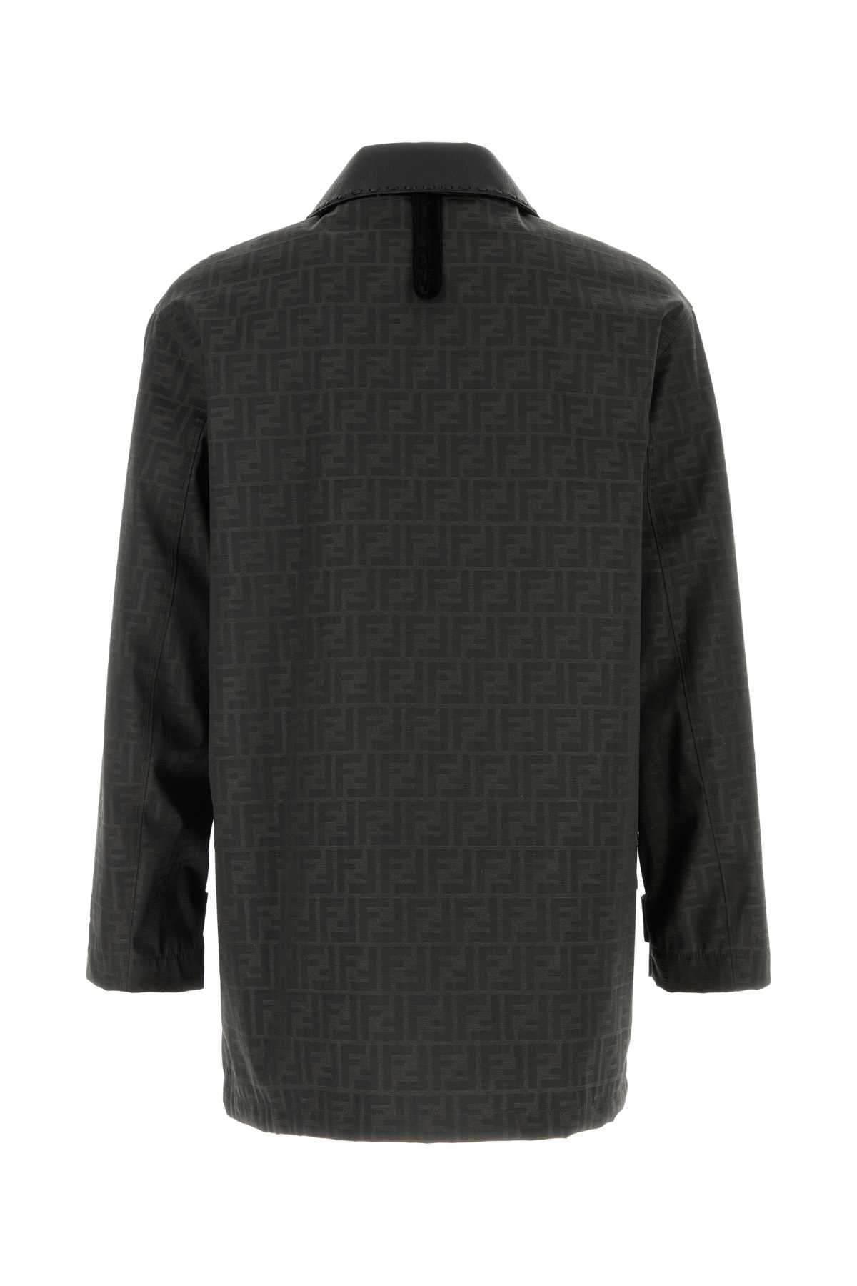 Fendi Men Embroidered Canvas Coat by Luosophy