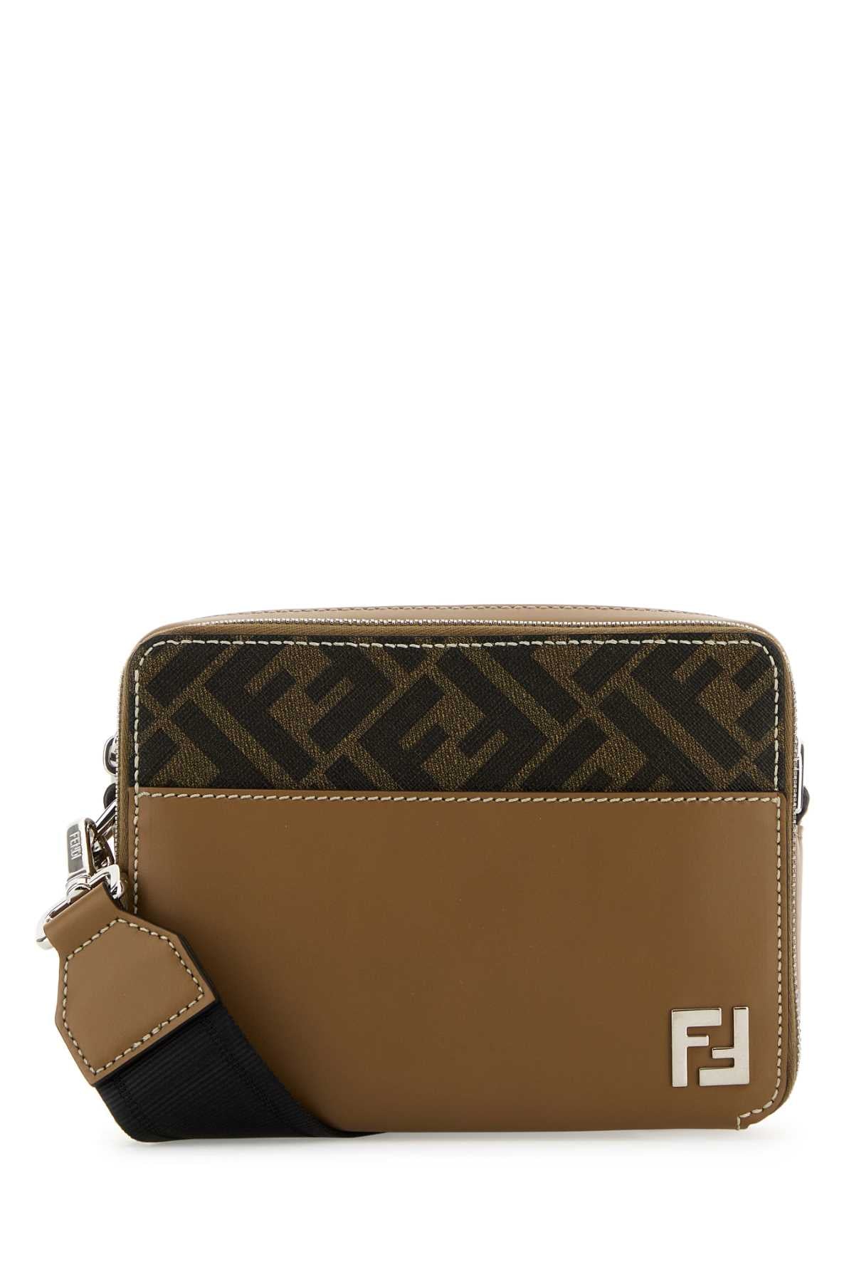 Fendi Men Embroidered Canvas Camera Crossbody Bag DestGlow