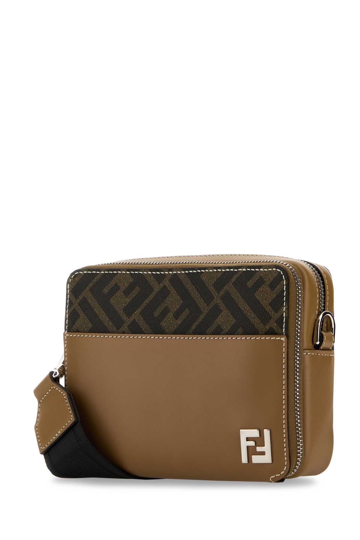Fendi Men Embroidered Canvas Camera Crossbody Bag DestGlow