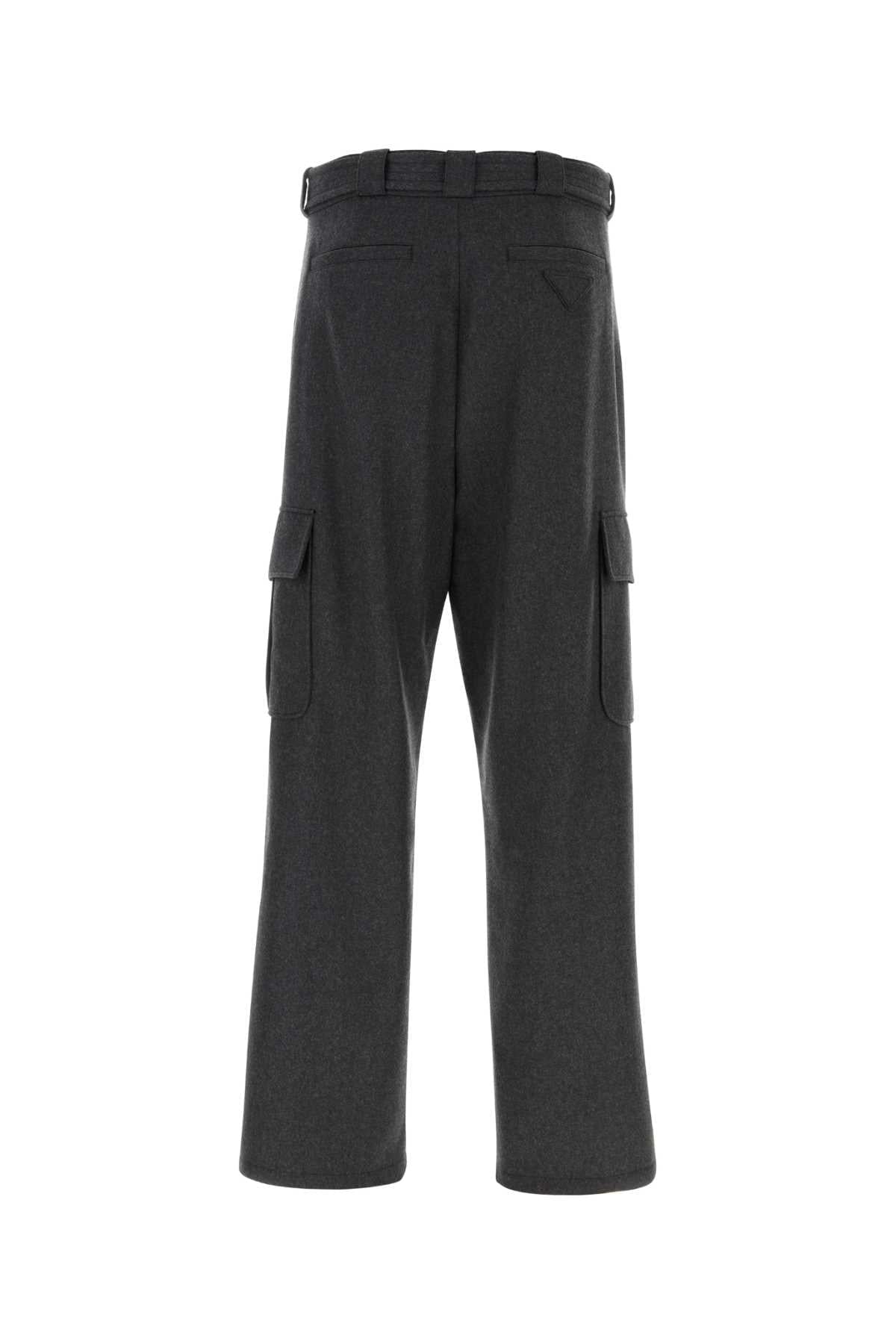 Prada Men Graphite Wool Cargo Pant DestGlow