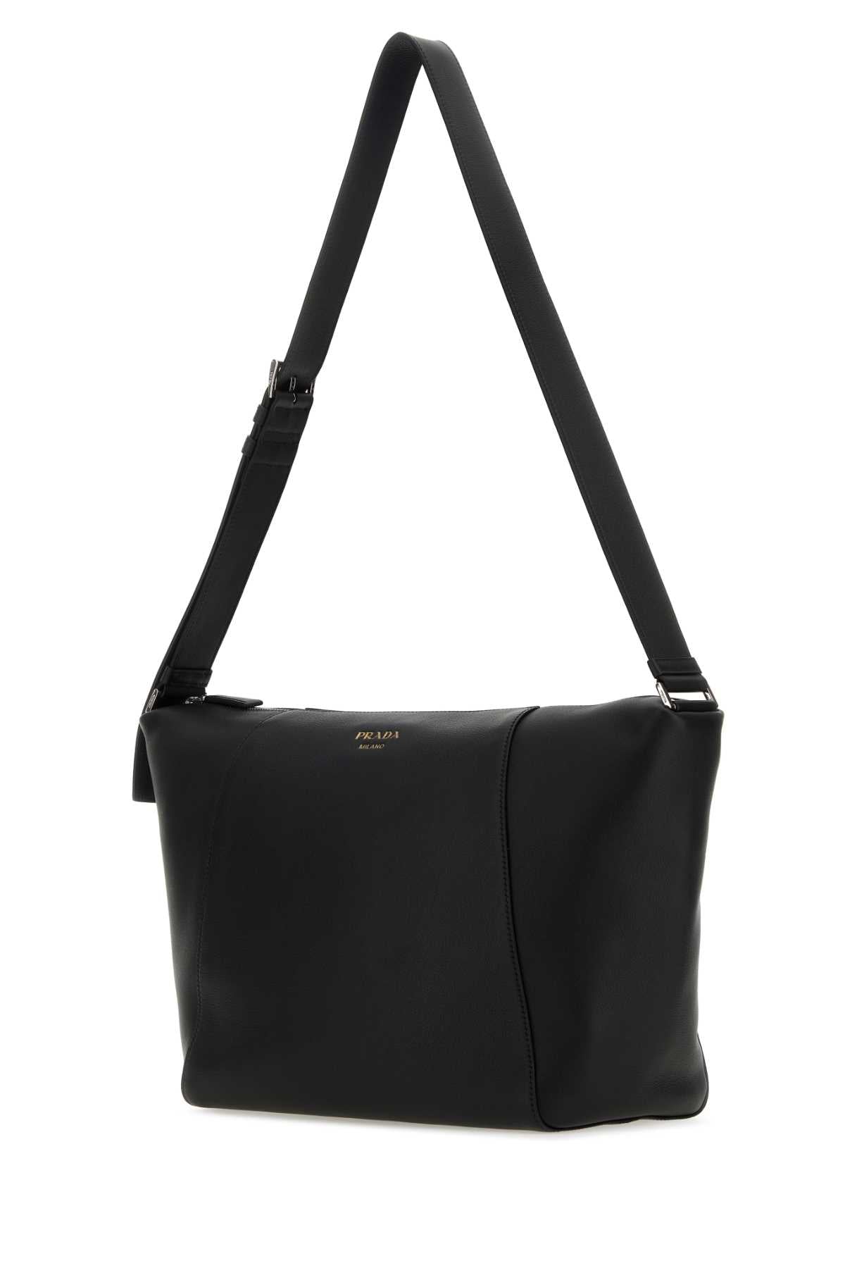 Prada Men Black Leather Crossbody Bag DestGlow