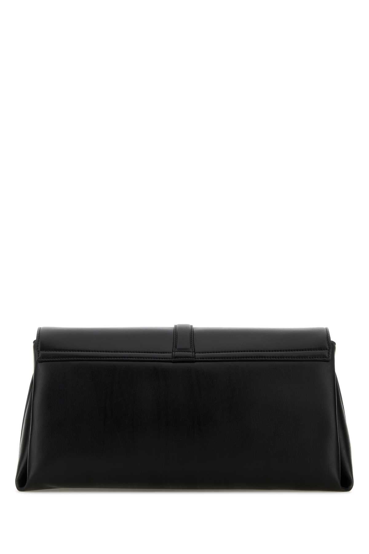 Salvatore Ferragamo Women Black Leather Large Crossbody Bag DestGlow
