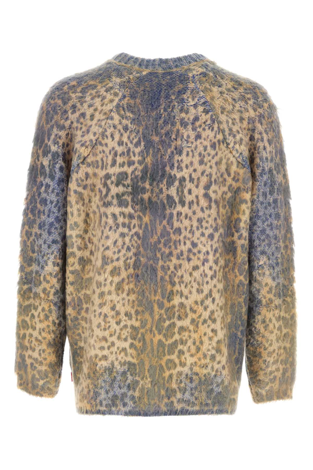 Diesel Men Printed Cotton Blend Cardigan