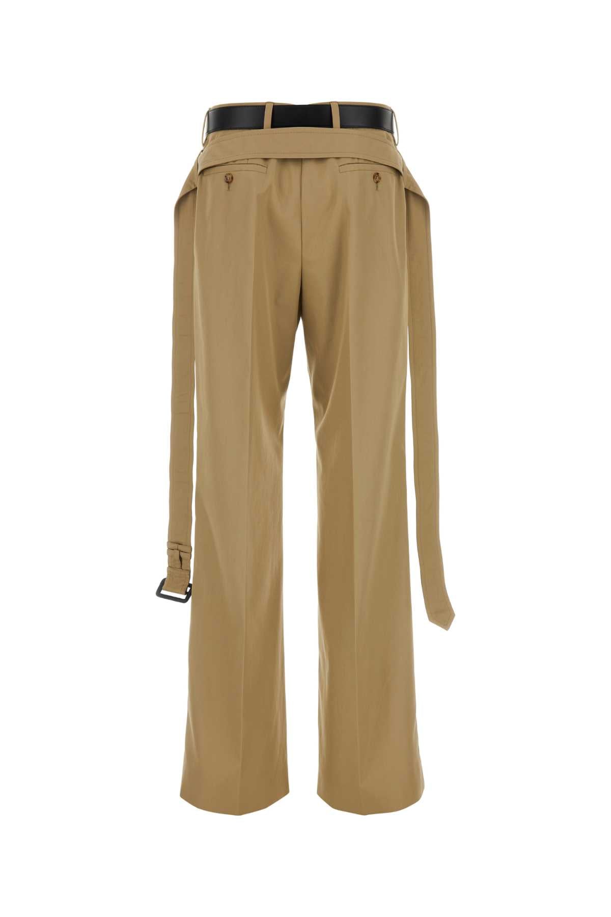 Prada Women Cappuccino Twill Pant DestGlow