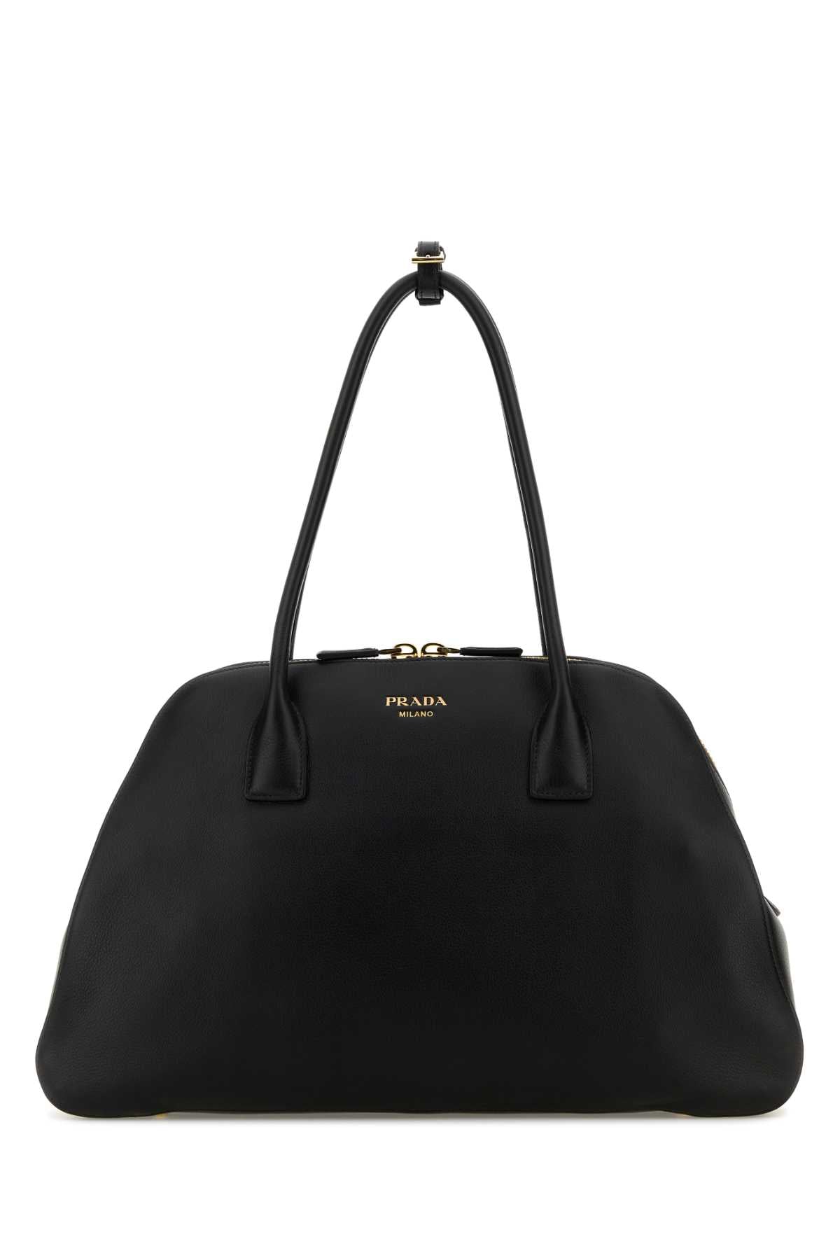 Prada Women Black Leather Medium Shopping Bag DestGlow