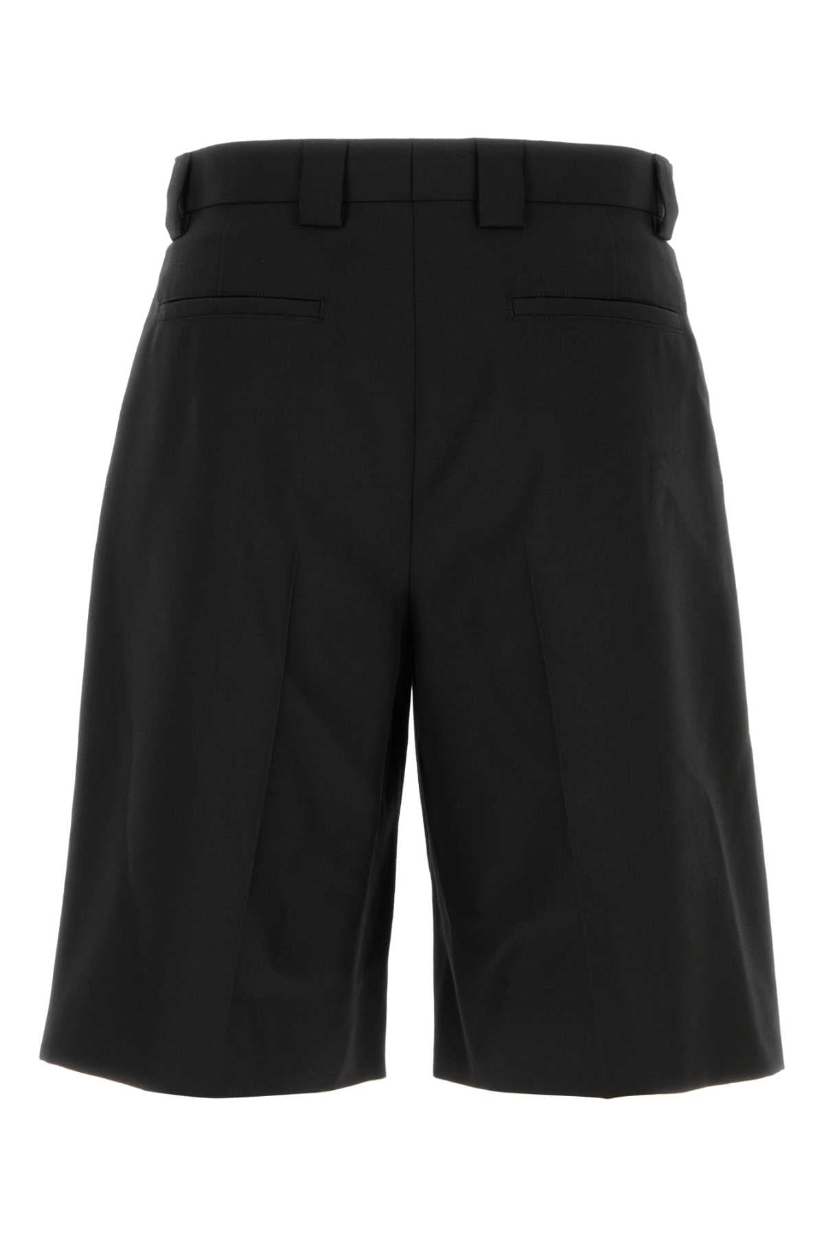Gucci Men Black Twill Bermuda Shorts DestGlow