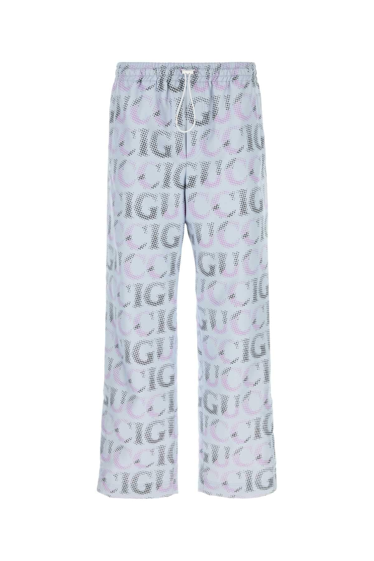 Gucci Men Printed Polyester Pant DestGlow