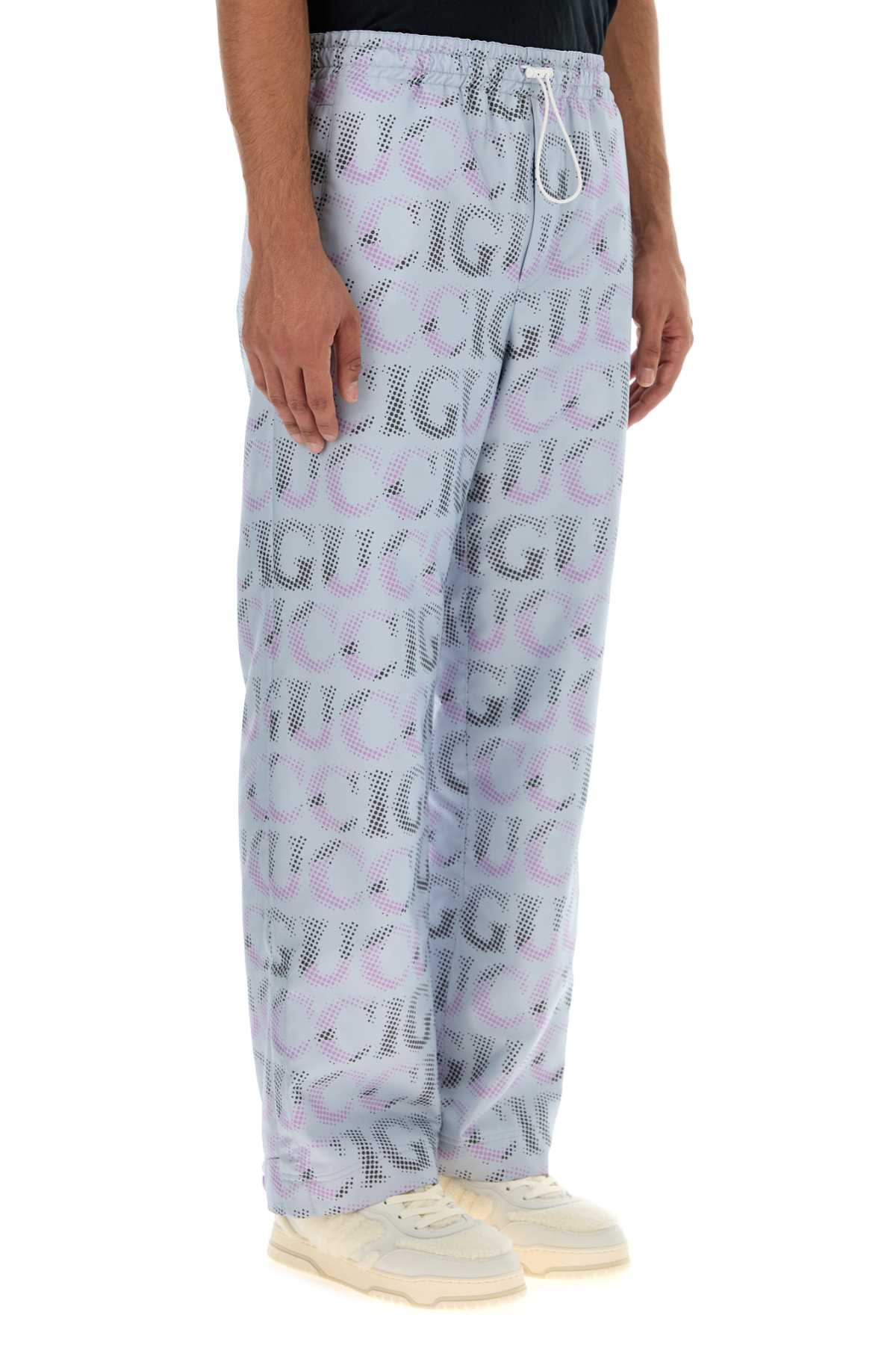 Gucci Men Printed Polyester Pant DestGlow
