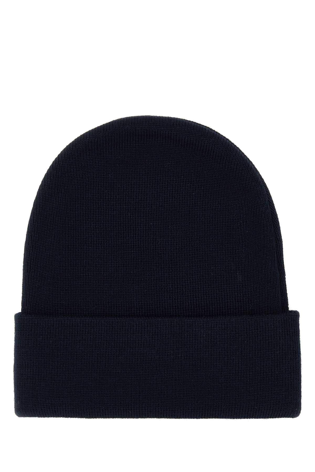 Gucci Men Dark Blue Wool Beanie Hat DestGlow