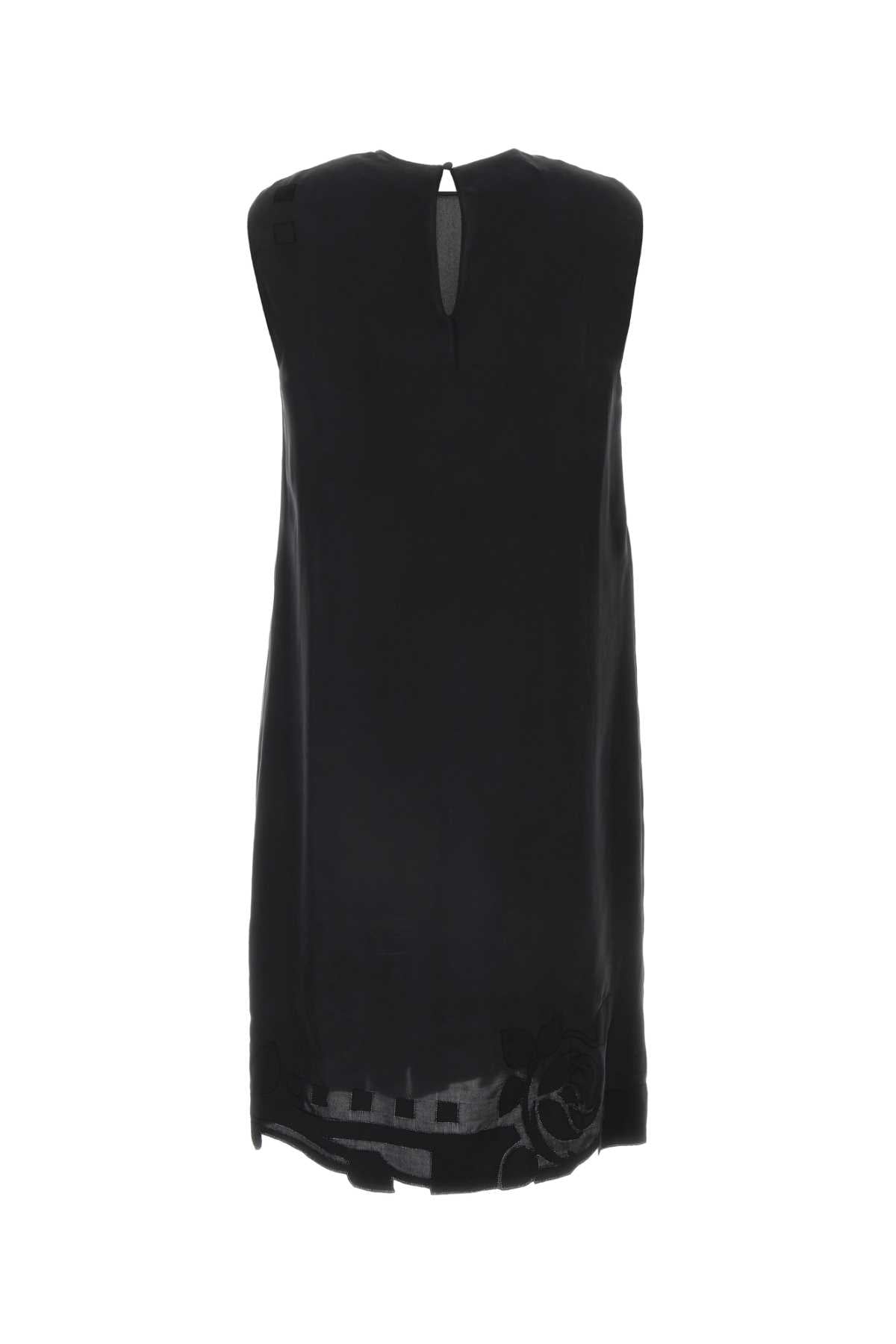 Prada Women Black Silk Dress DestGlow