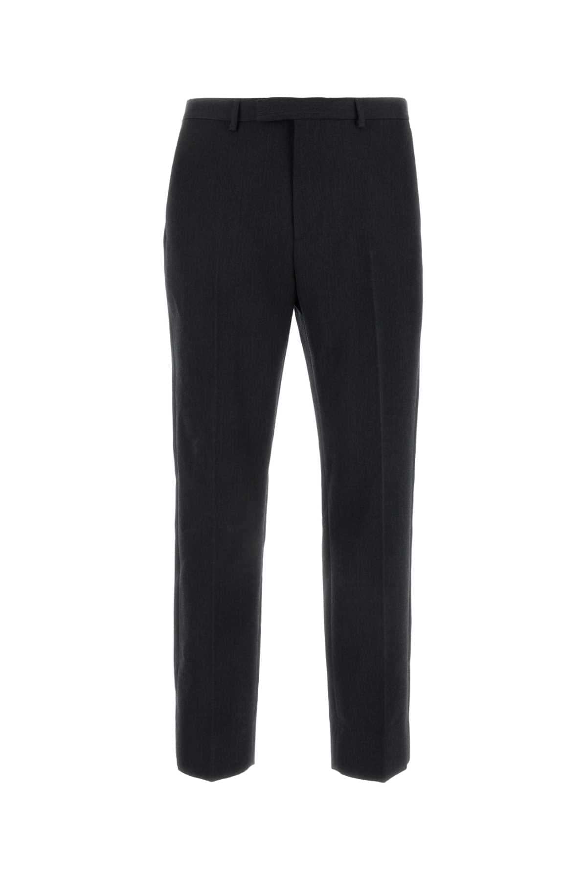 Gucci Men Charcoal Wool Pant DestGlow