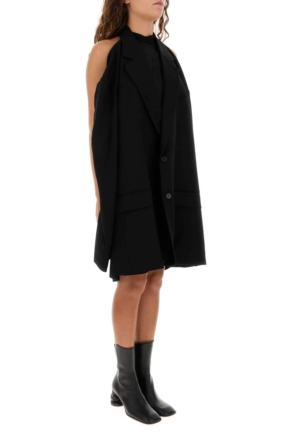 Balenciaga Women Black Viscose Blend Blazer Dress DestGlow