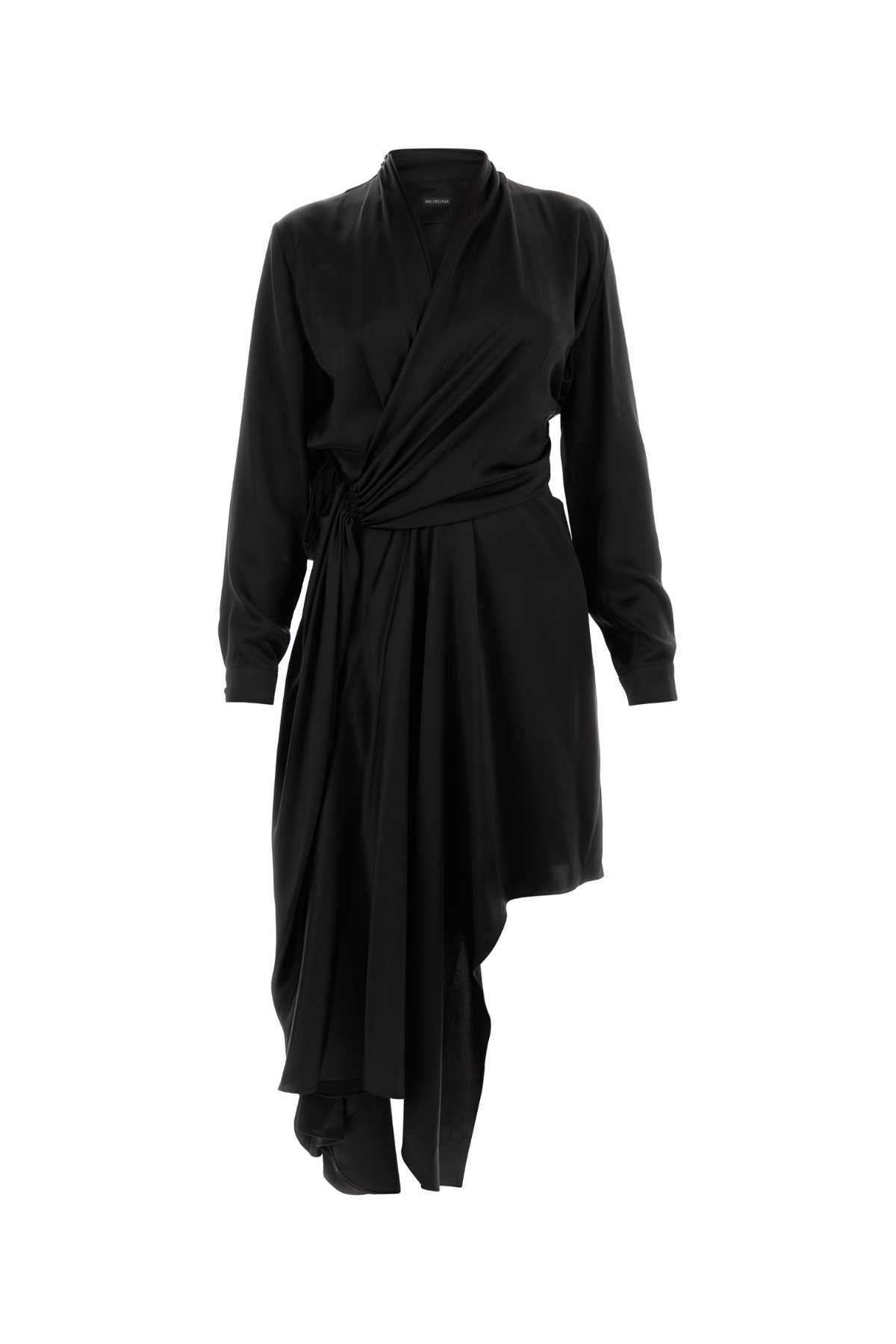 Balenciaga Women Black Satin Dress DestGlow