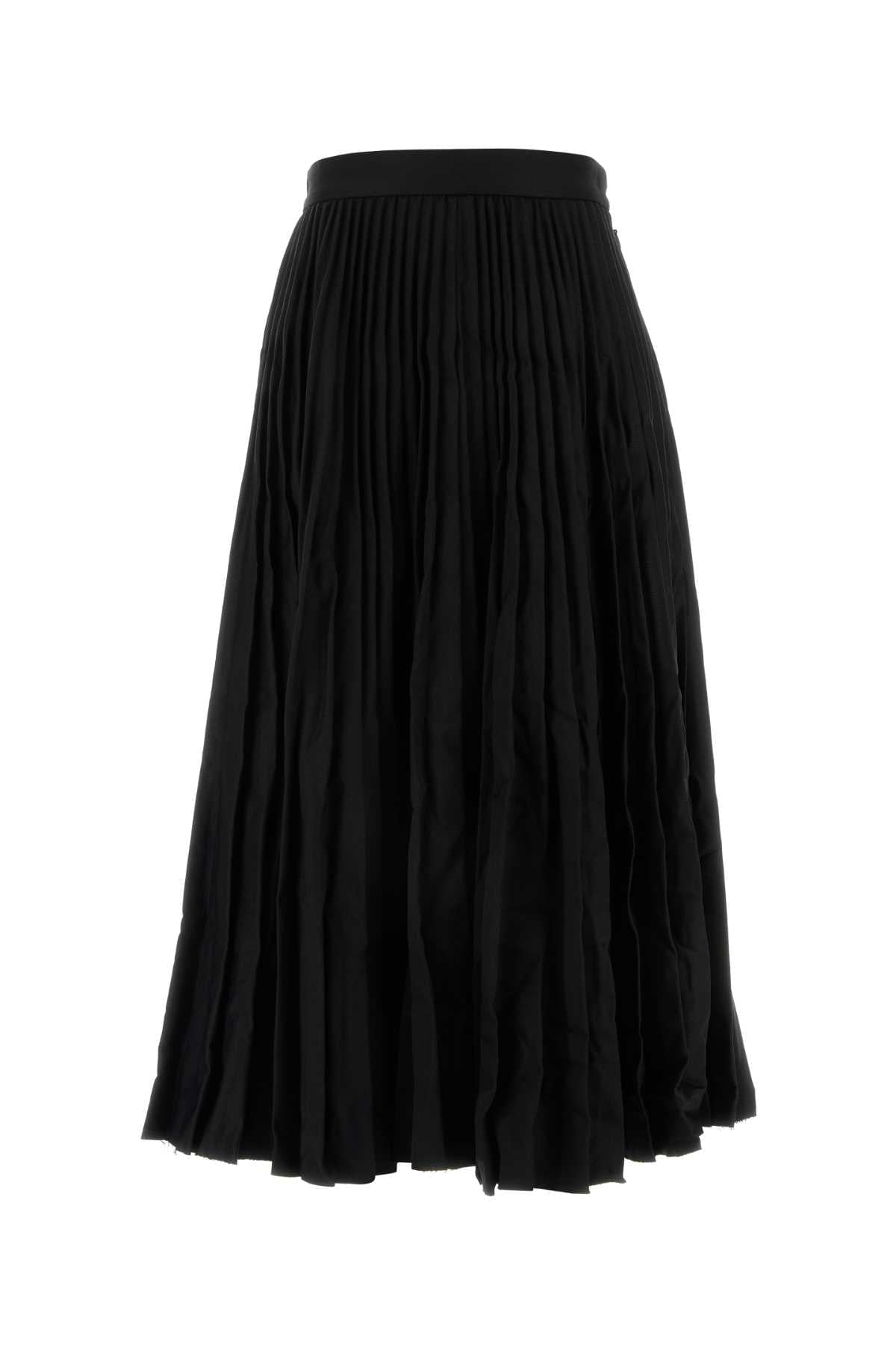 Balenciaga Women Black Wool Skirt DestGlow