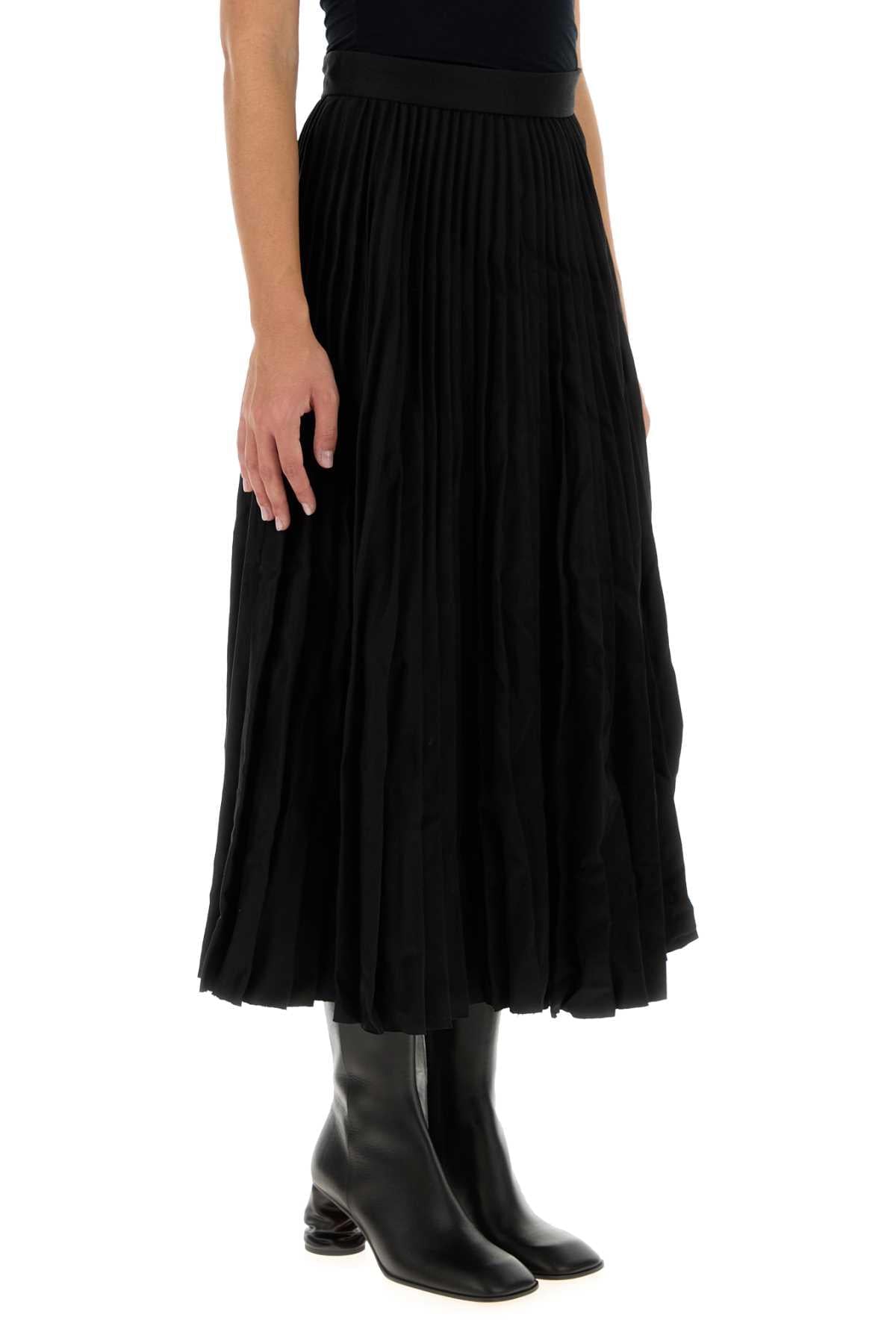 Balenciaga Women Black Wool Skirt DestGlow