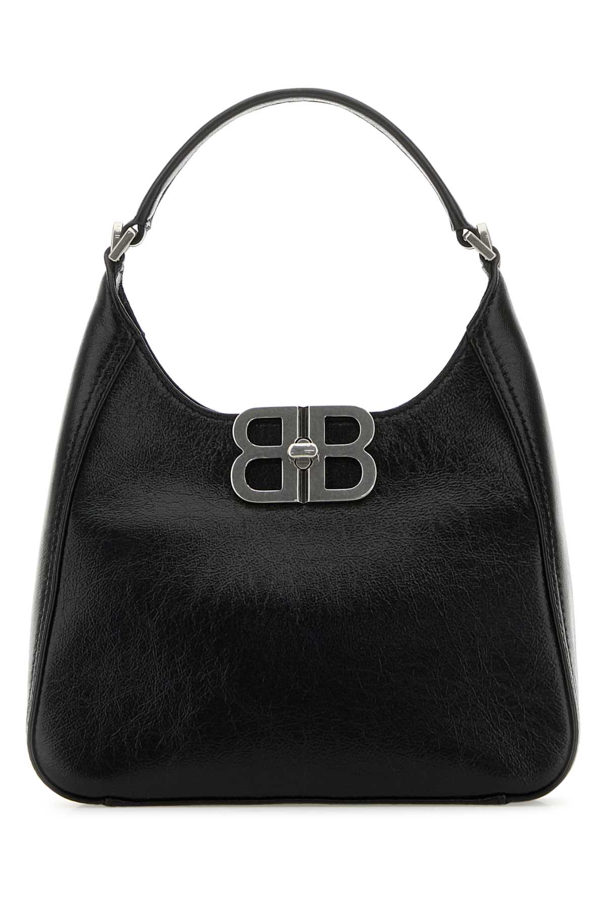 Balenciaga Women Black Leather Bb Soft Handbag DestGlow