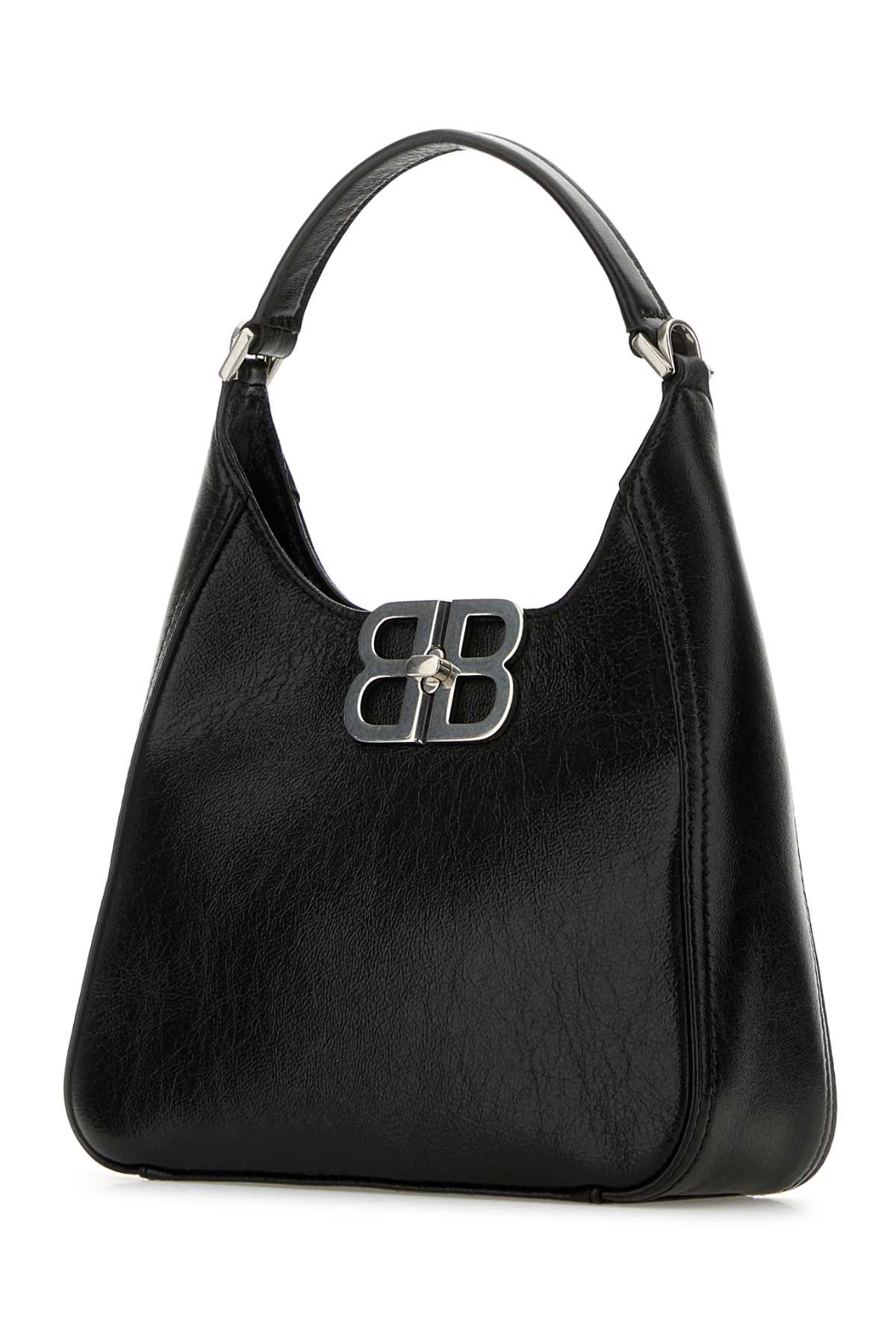 Balenciaga Women Black Leather Bb Soft Handbag DestGlow