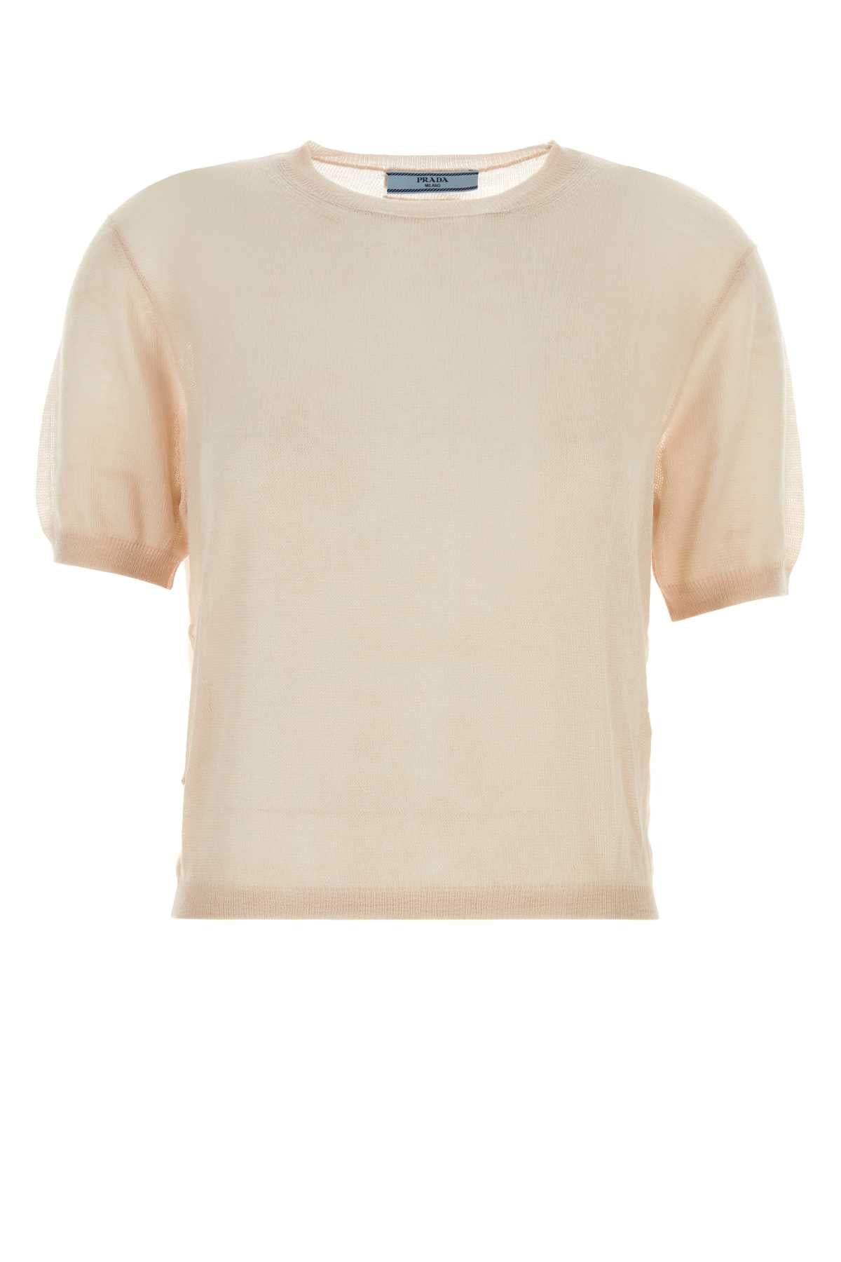 Prada Women Skin Pink Cashmere Sweater by Luosophy